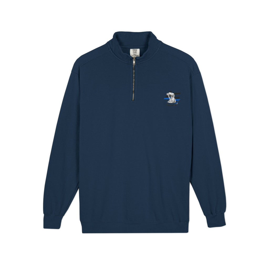 Rescue K9 Thin Blue Line Quarter-Zip Sweatshirt