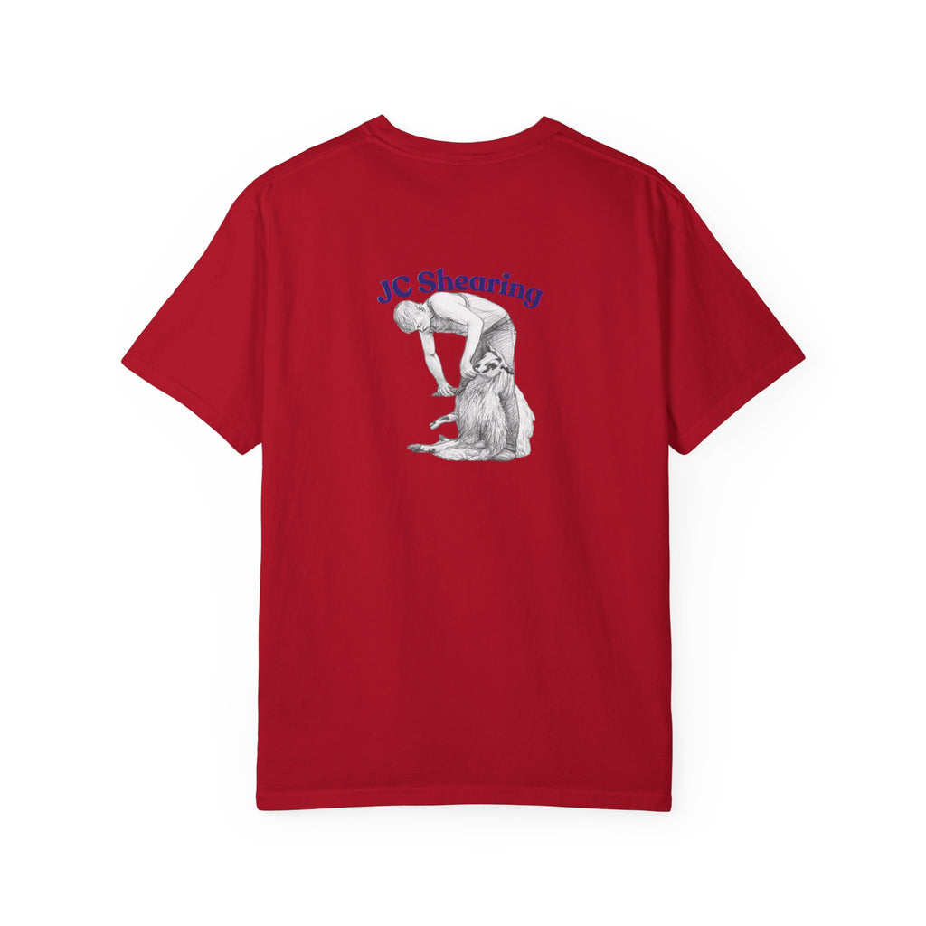 JC Monogram Chest Logo T-Shirt — Minimalist White Graphic Tee