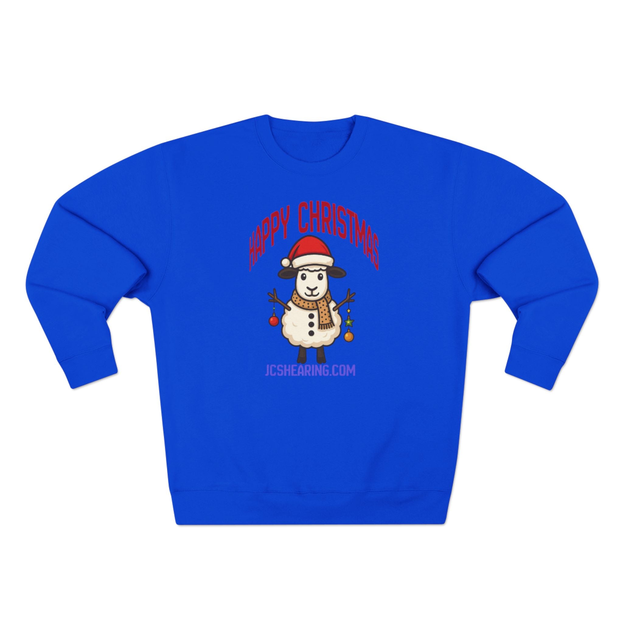 Happy Christmas Snowman Crewneck Sweatshirt
