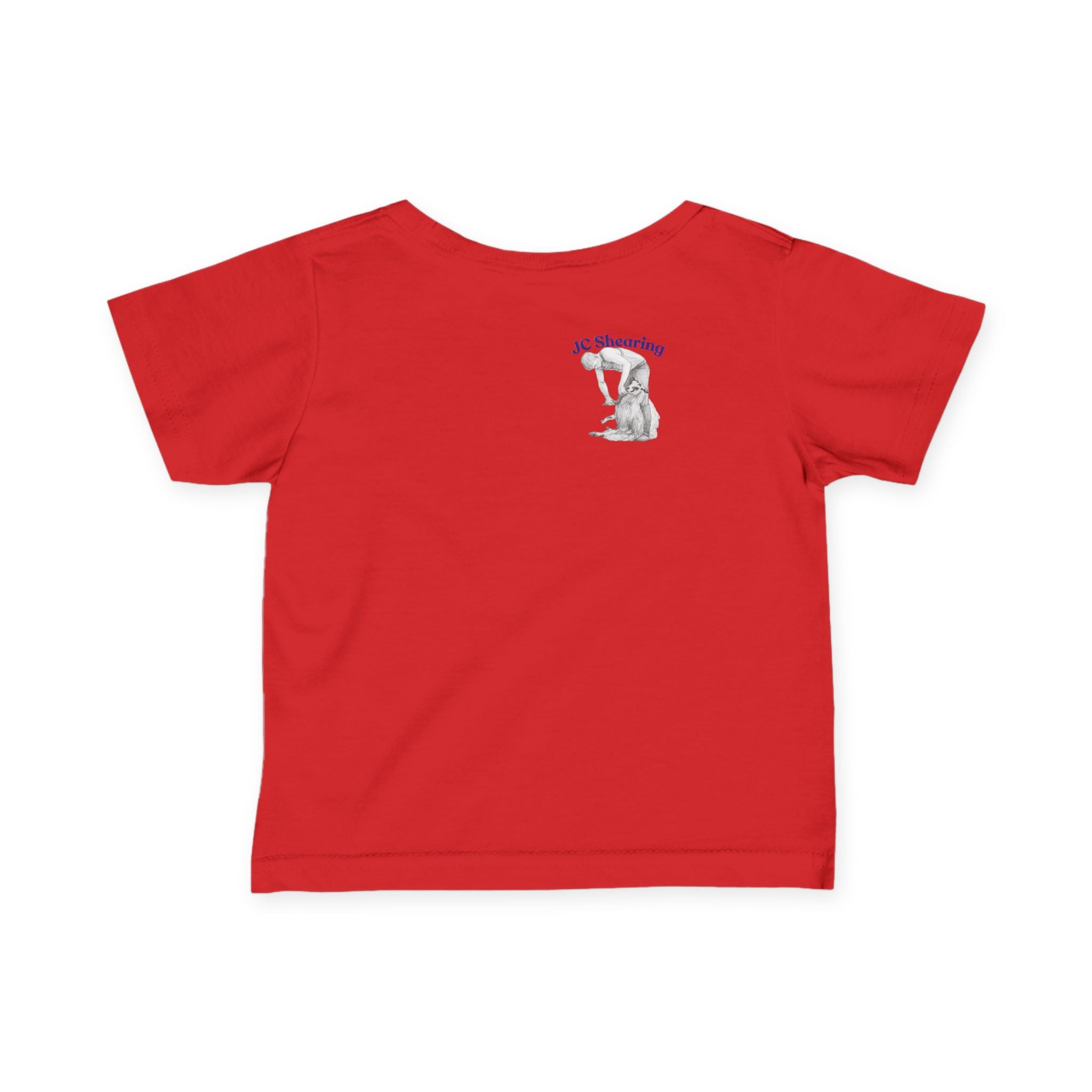 Infant Tee — Cute Farm Tractor with Dog & Sheep Baby Shirt