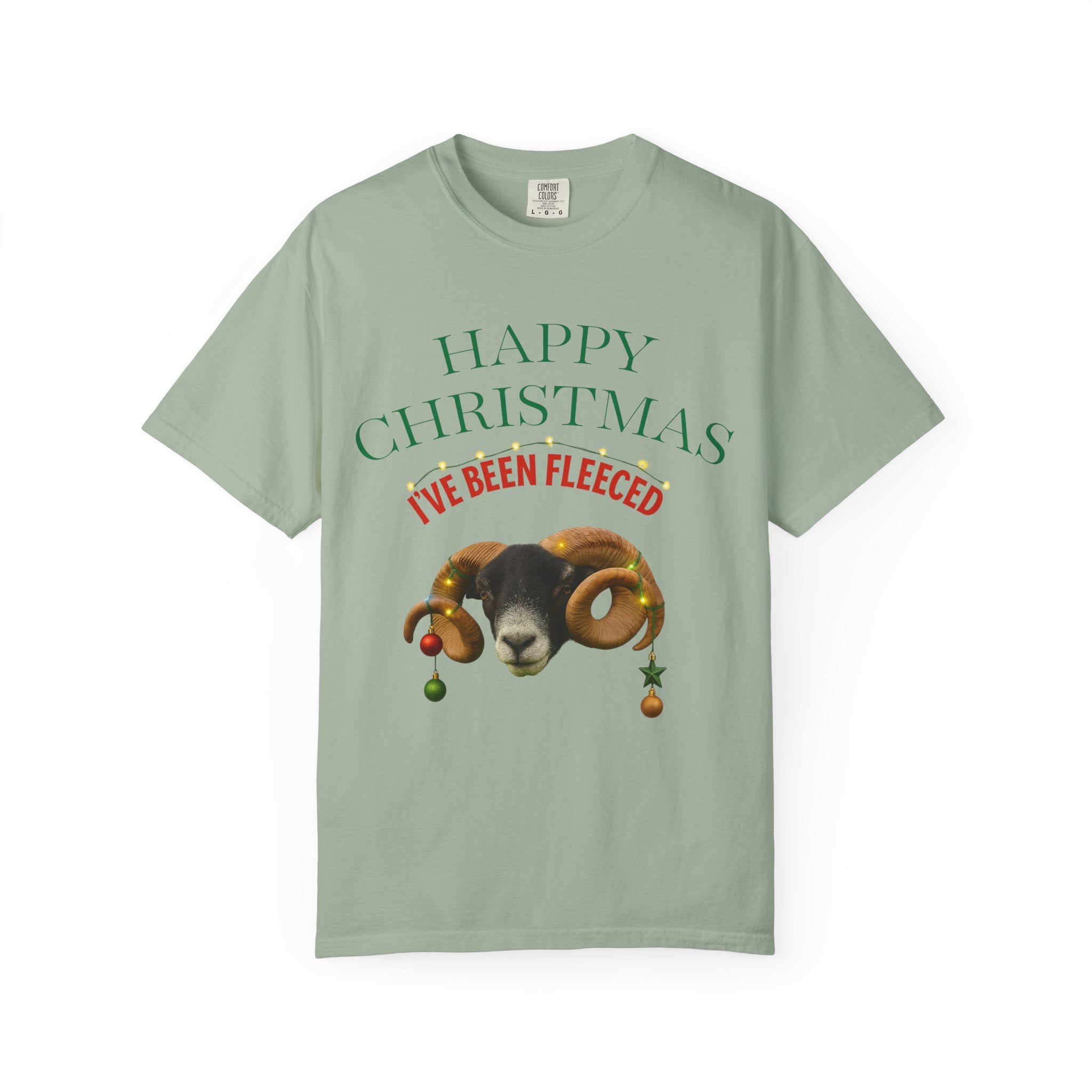 Christmas 'I've Been Fleeced' Ram T-Shirt
