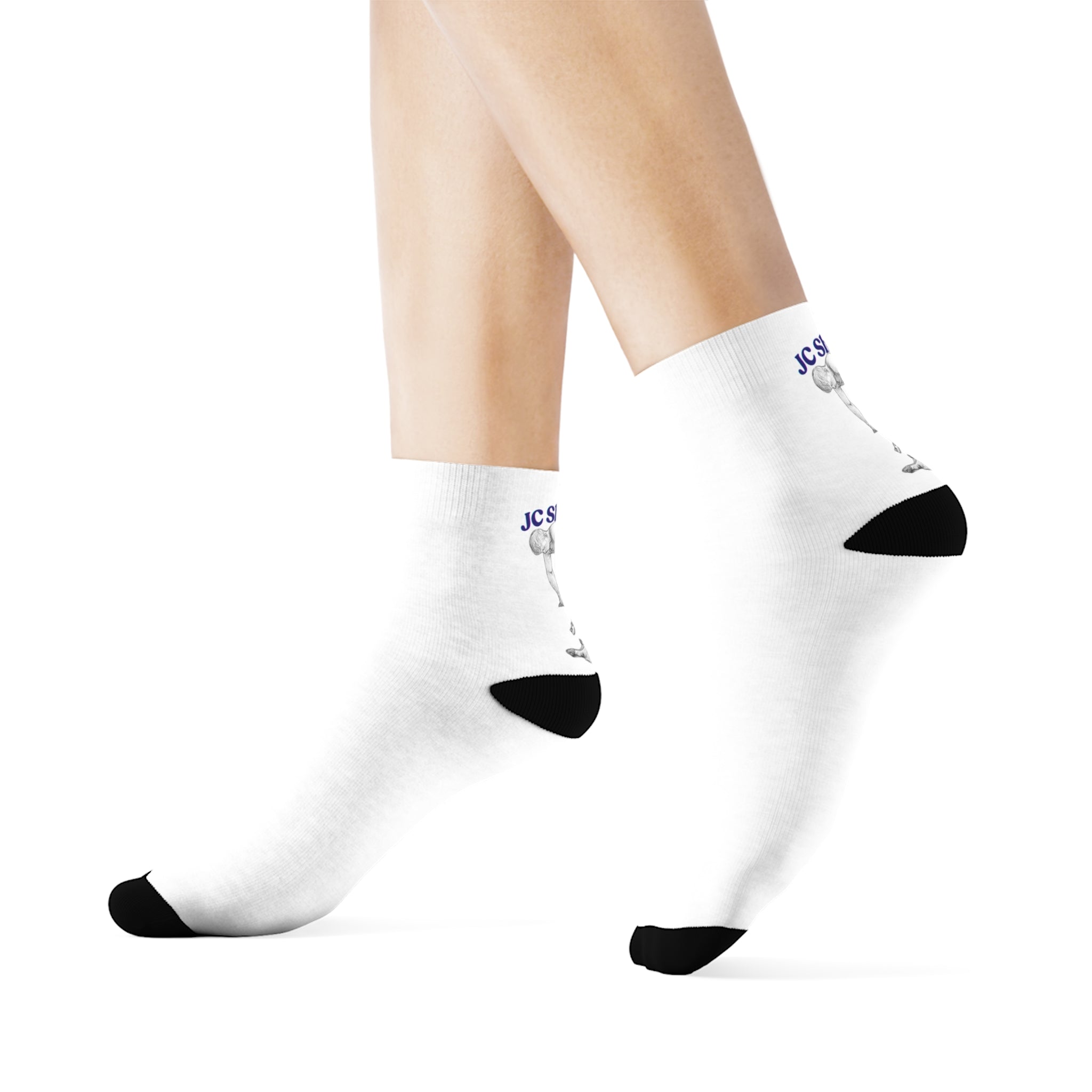 JC Shearing Crew Socks — Sheep Shearer Illustration