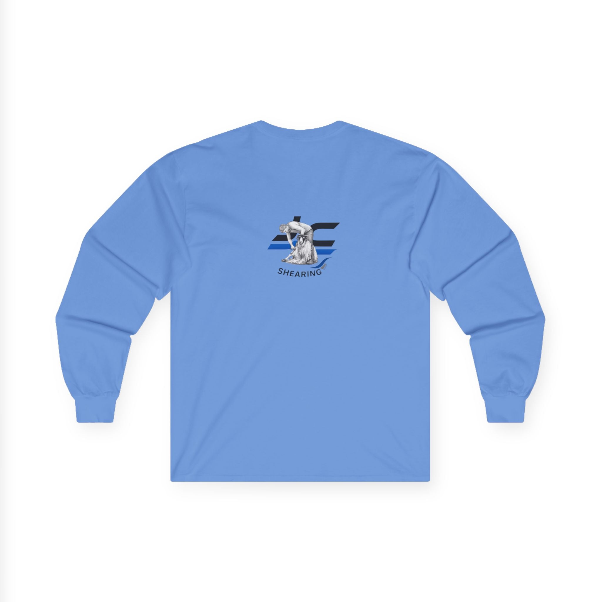 Long Sleeve Tee — Christmas Sheep Tree Graphic Holiday Shirt