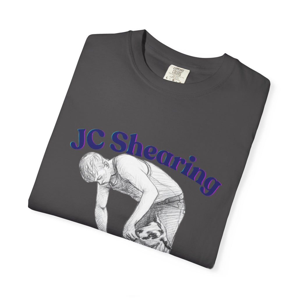 JC Monogram Chest Logo T-Shirt — Minimalist White Graphic Tee