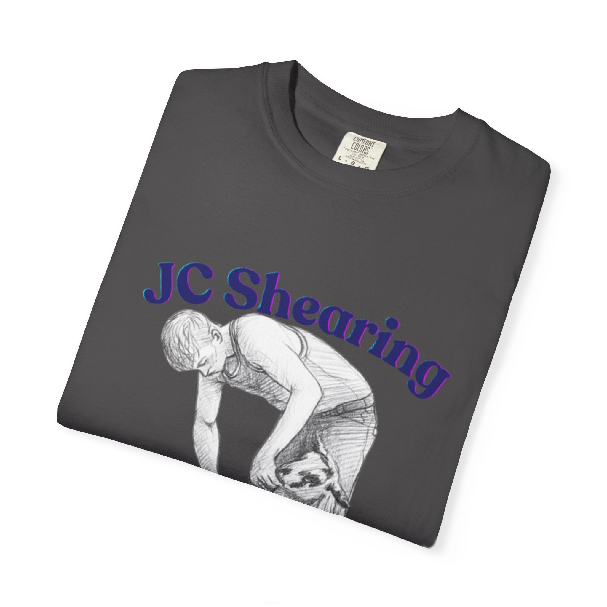 JC Monogram Chest Logo T-Shirt — Minimalist White Graphic Tee