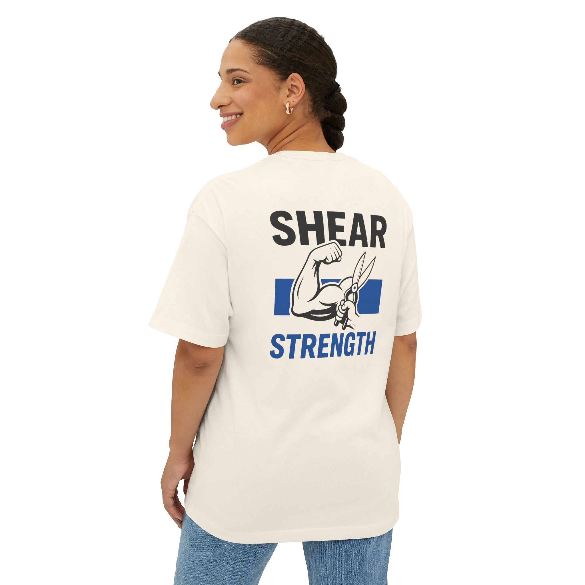 Shear Strength Tee — Barber & Stylist Scissors T‑Shirt