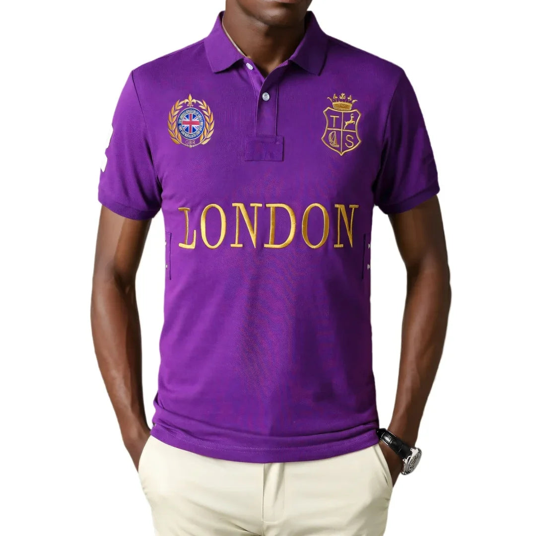 Classic Tokyo Men's Polo Shirt Handsome Good Quality Cotton Short Sleeve Golf Collar Tee Shirts Japan Style Male Clothing