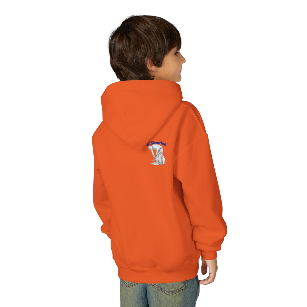 Youth Hoodie — Vintage Kids & Dog Graphic Pullover