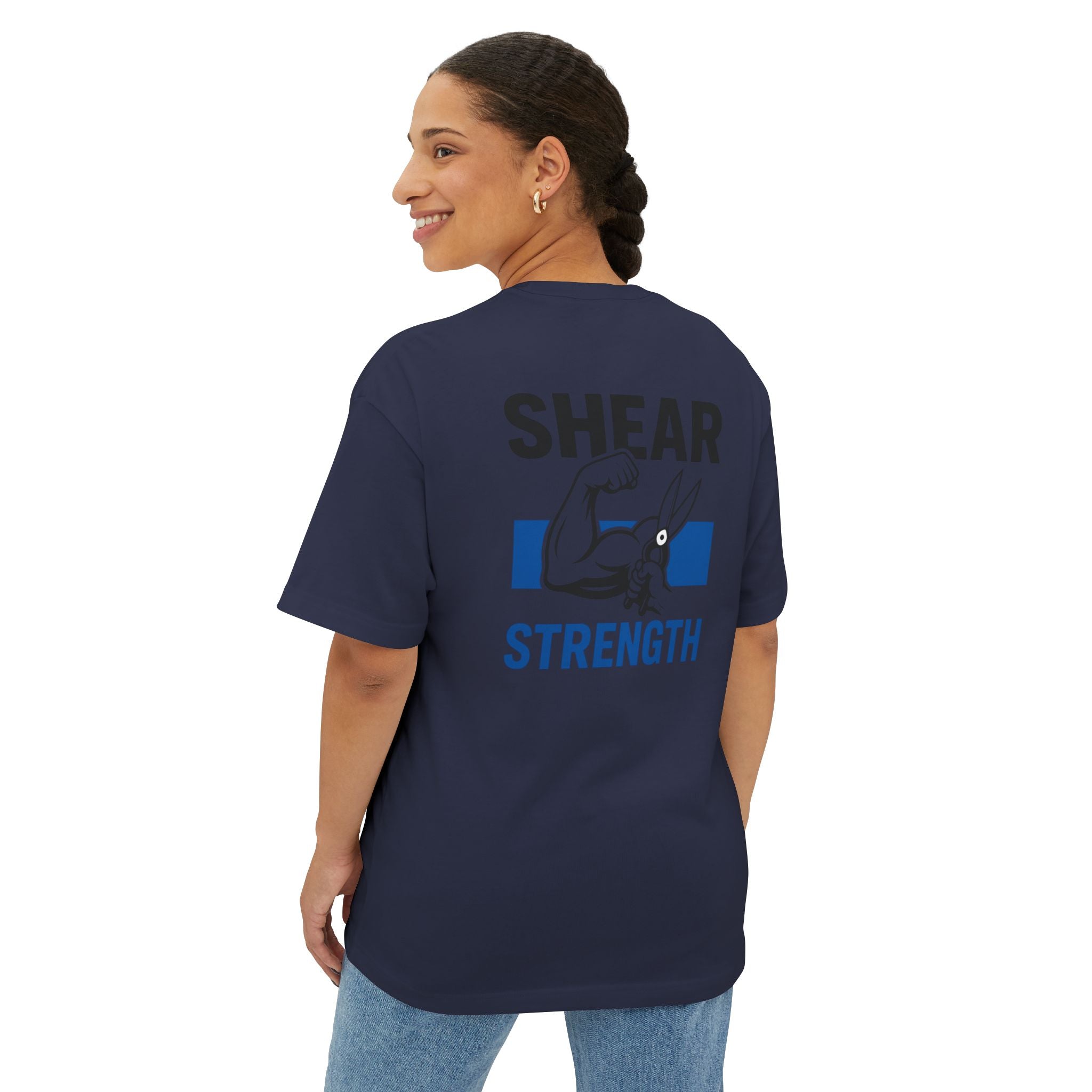 Shear Strength Tee — Barber & Stylist Scissors T‑Shirt