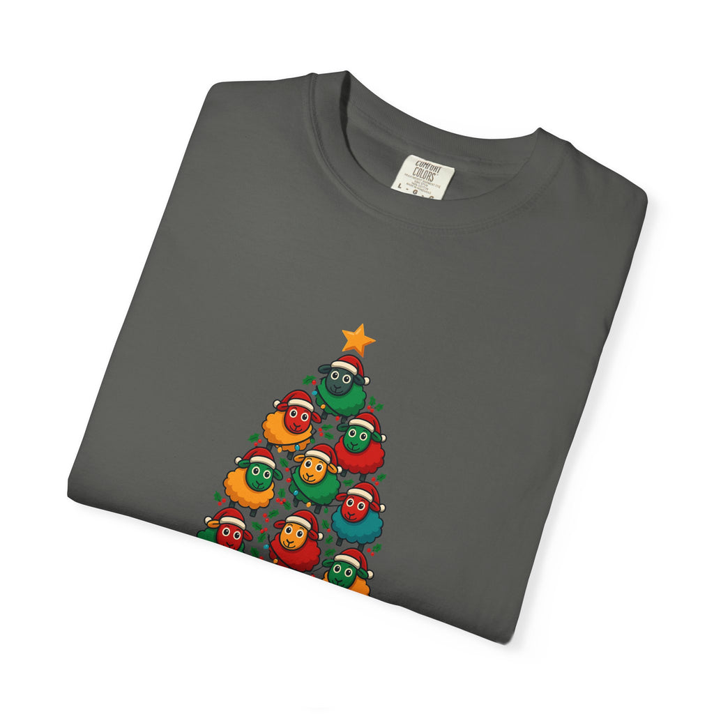 Christmas Tree Sheep Graphic T-Shirt