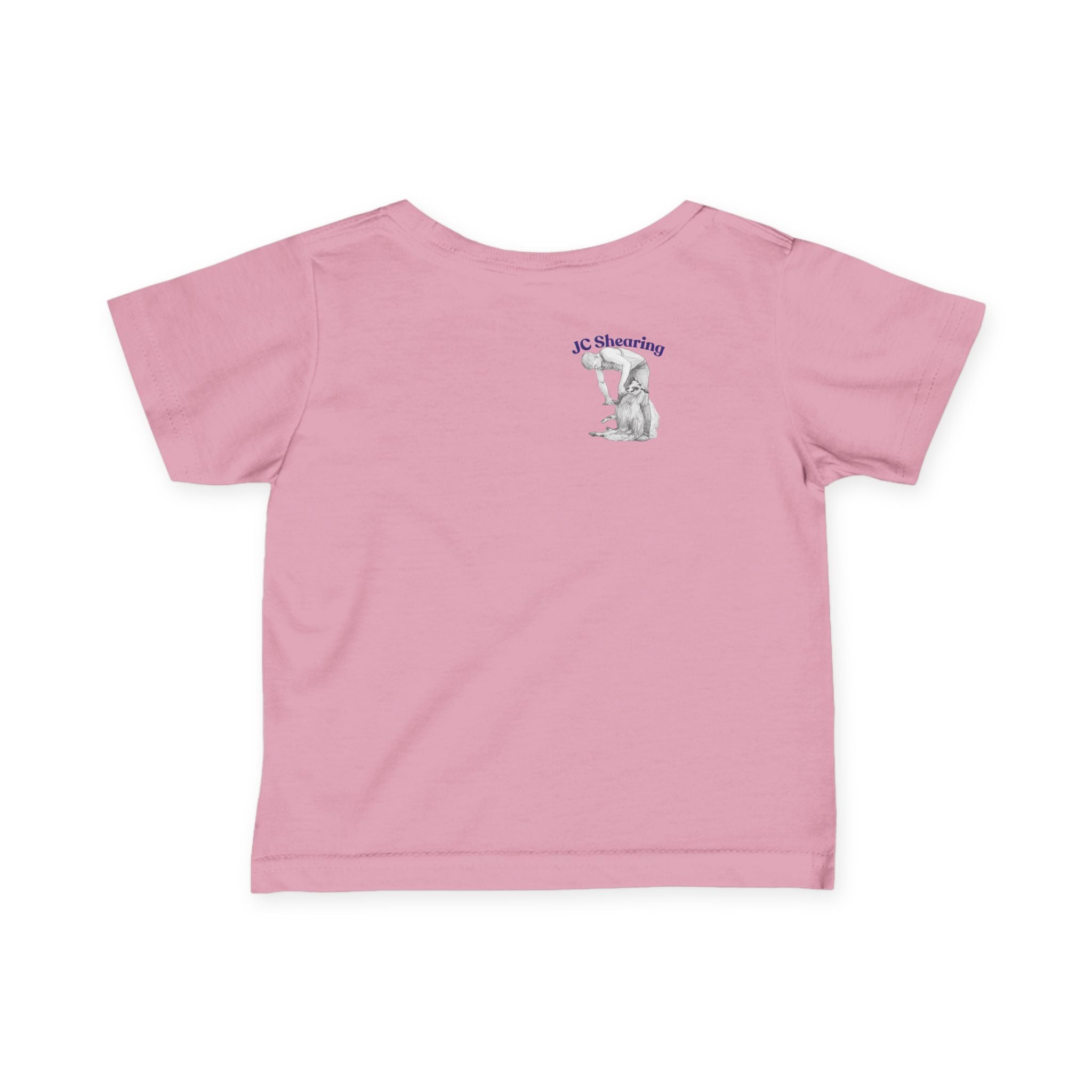Infant Tee — Cute Farm Tractor with Dog & Sheep Baby Shirt