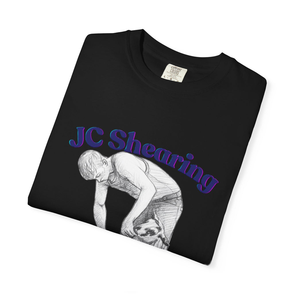 JC Monogram Chest Logo T-Shirt — Minimalist White Graphic Tee