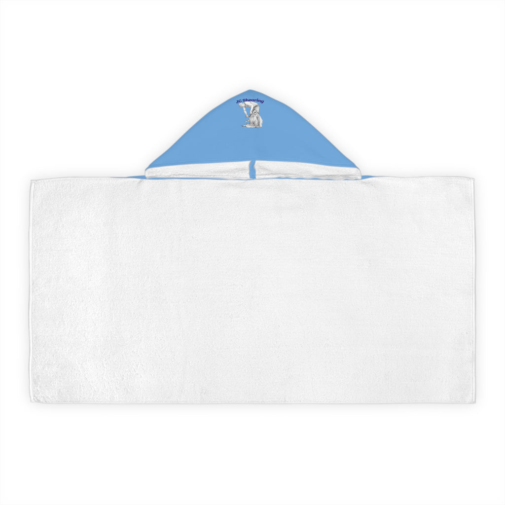 Youth Hooded Towel with Cute Jumping Sheep Kids Beach & Bath Wrap