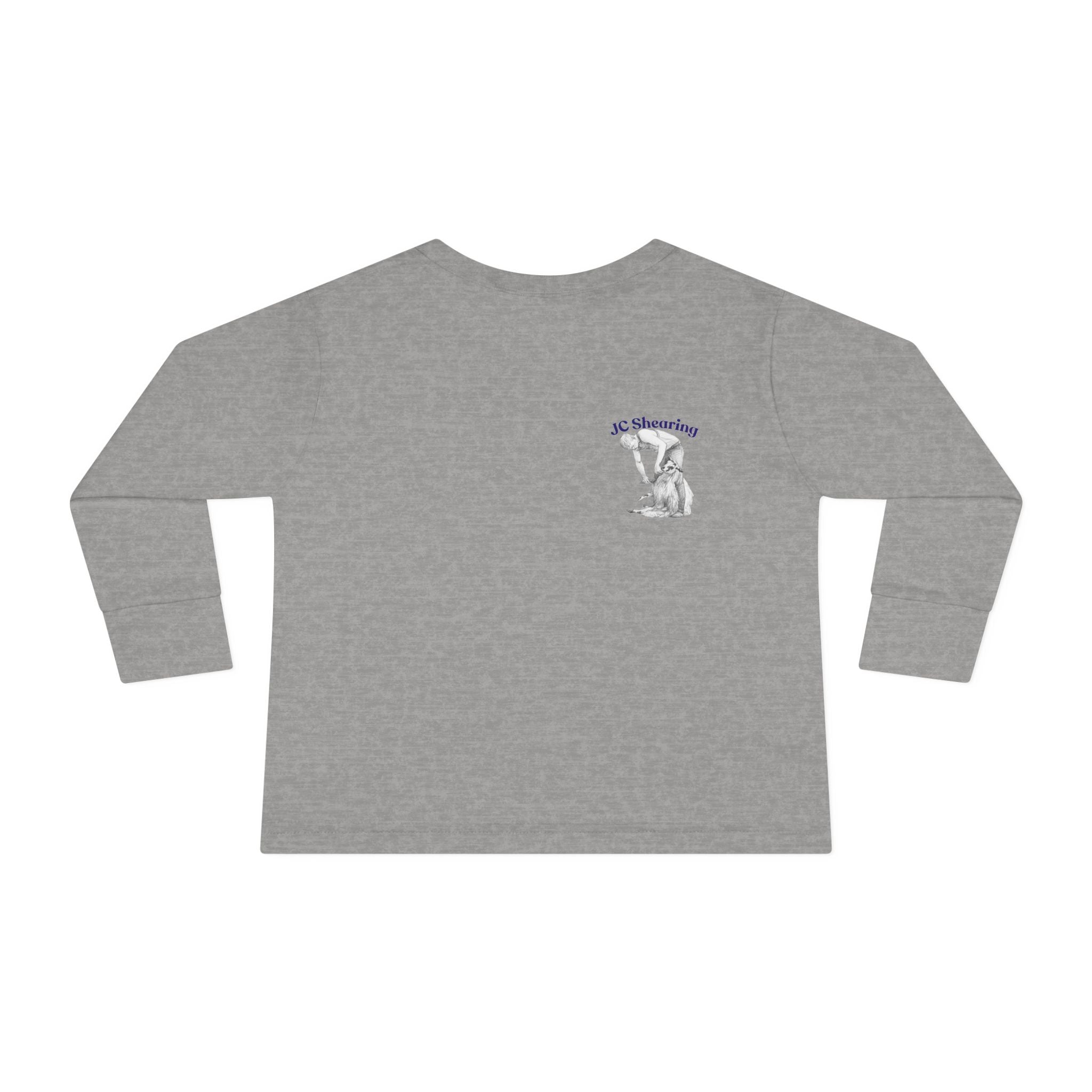 Toddler Long Sleeve Tee — Colorful Jumping Sheep Kids Shirt