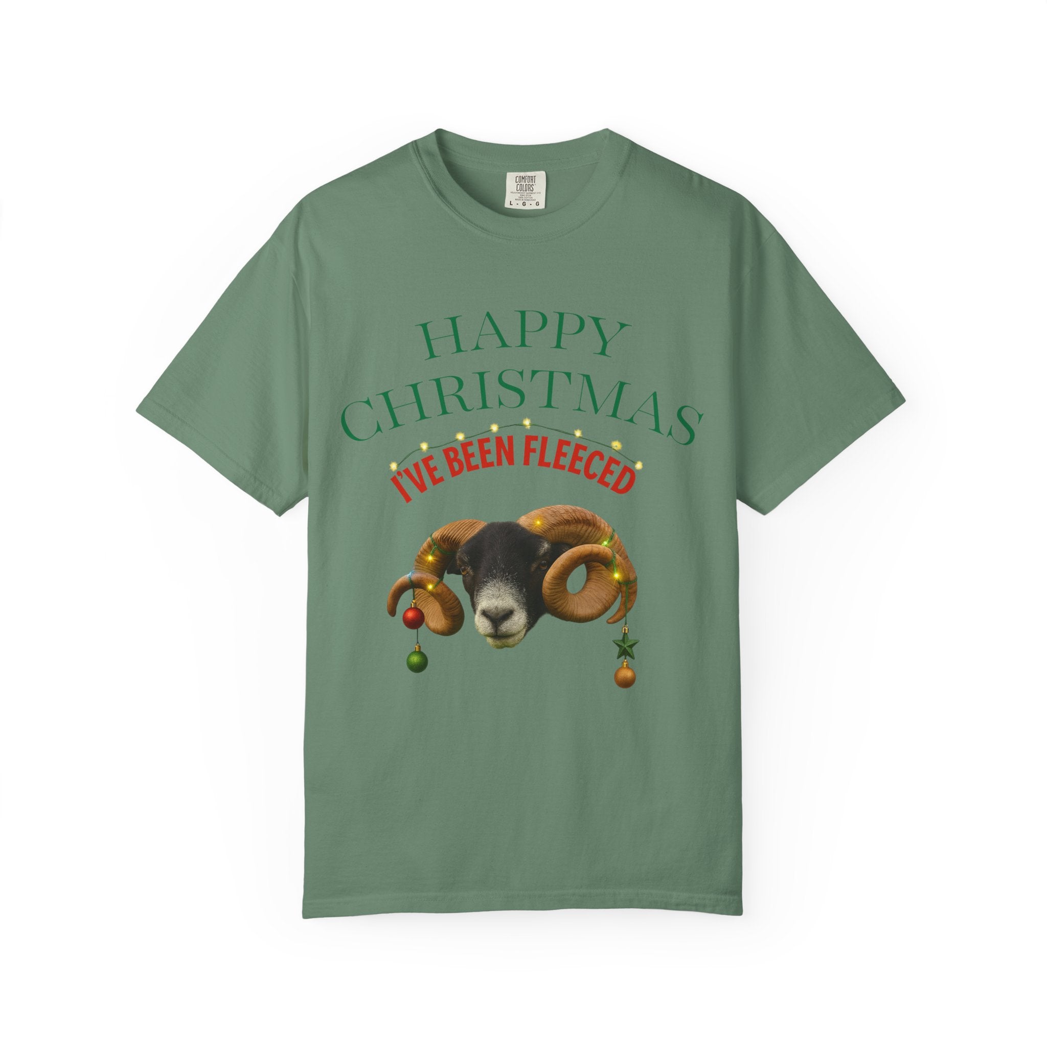 Christmas 'I've Been Fleeced' Ram T-Shirt