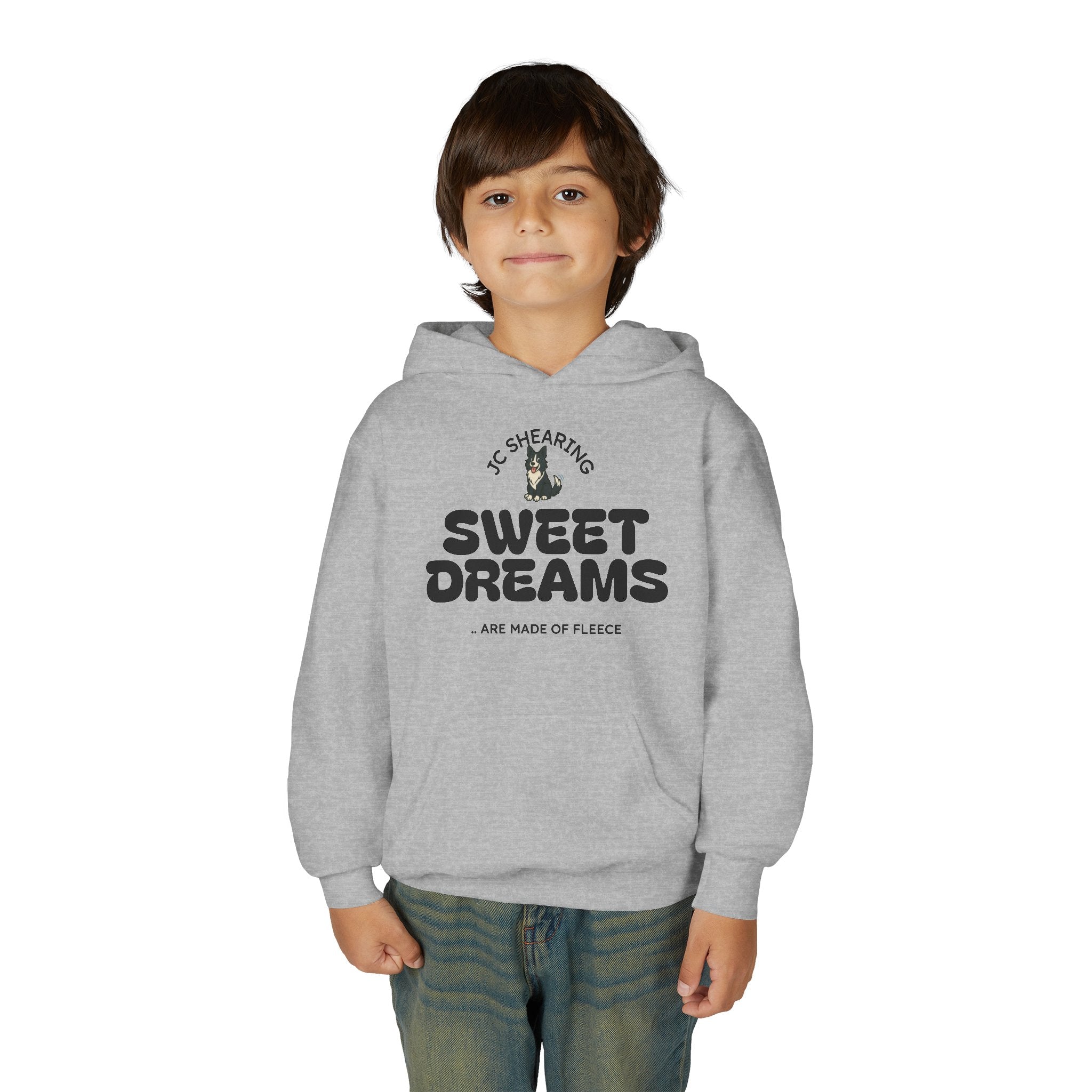 Youth Hoodie - "Sweet Dreams" Soft Illustration Pullover (JC Shearing)