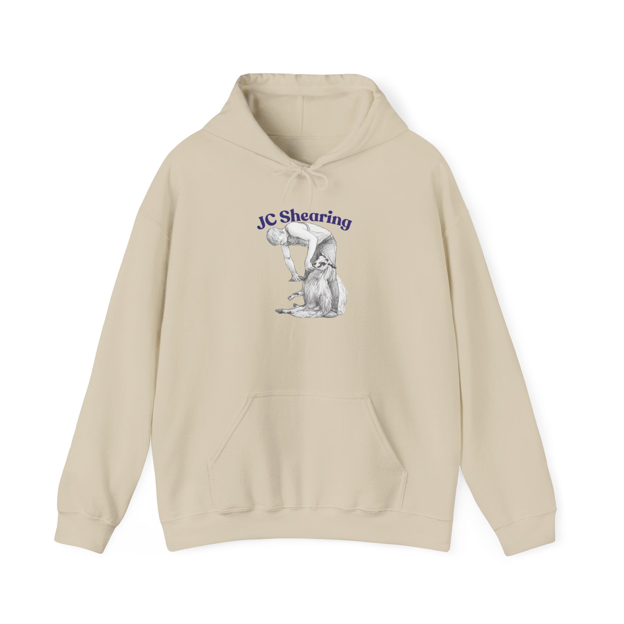 JC Shearing Sheep Graphic Hoodie – Farm Life Comfort Pullover