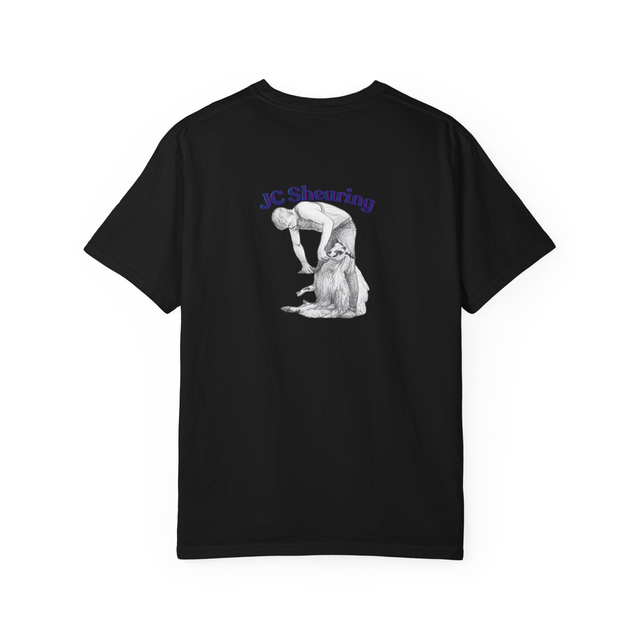 JC Monogram Chest Logo T-Shirt — Minimalist White Graphic Tee