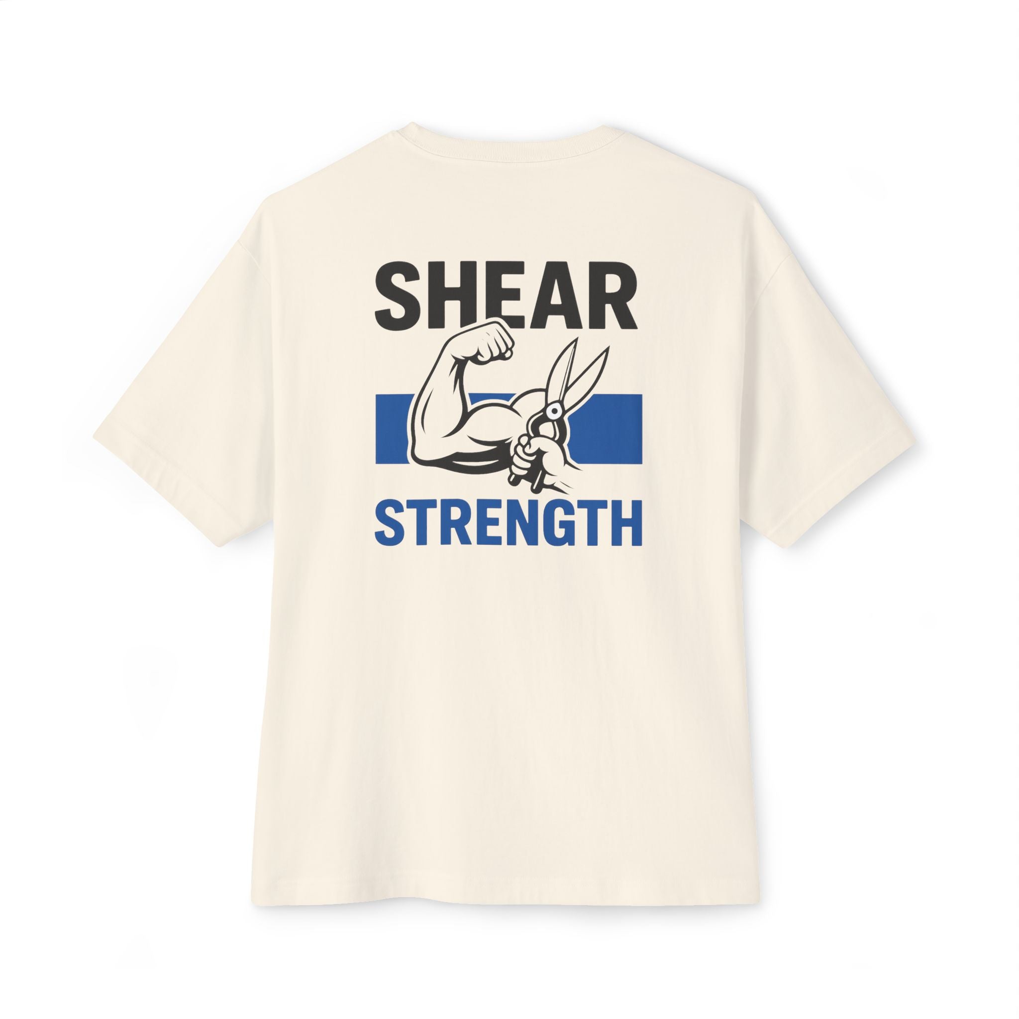 Shear Strength Tee — Barber & Stylist Scissors T‑Shirt