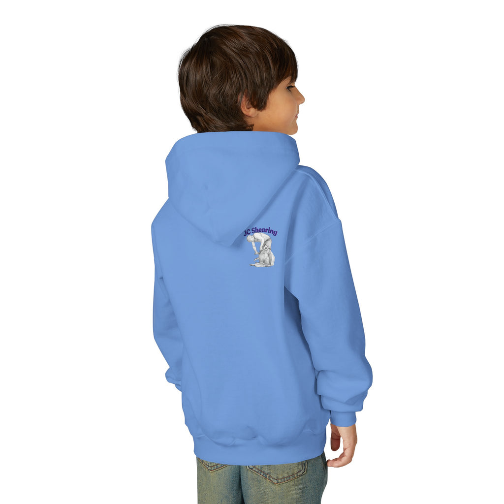 Kids Sheep Hoodie — Colorful Jumping Lambs Graphic Youth Hooded Sweatshirt