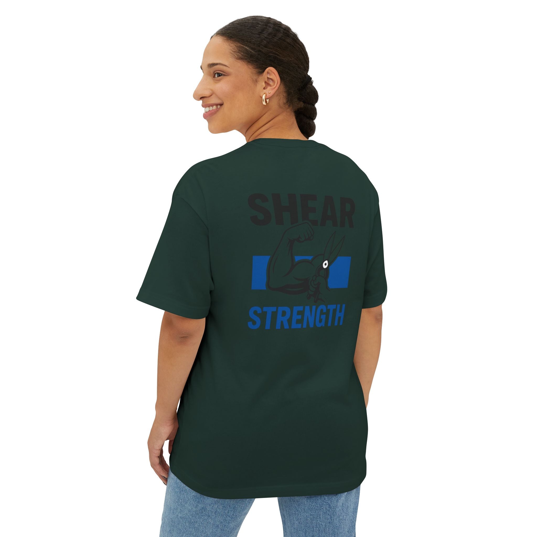 Shear Strength Tee — Barber & Stylist Scissors T‑Shirt