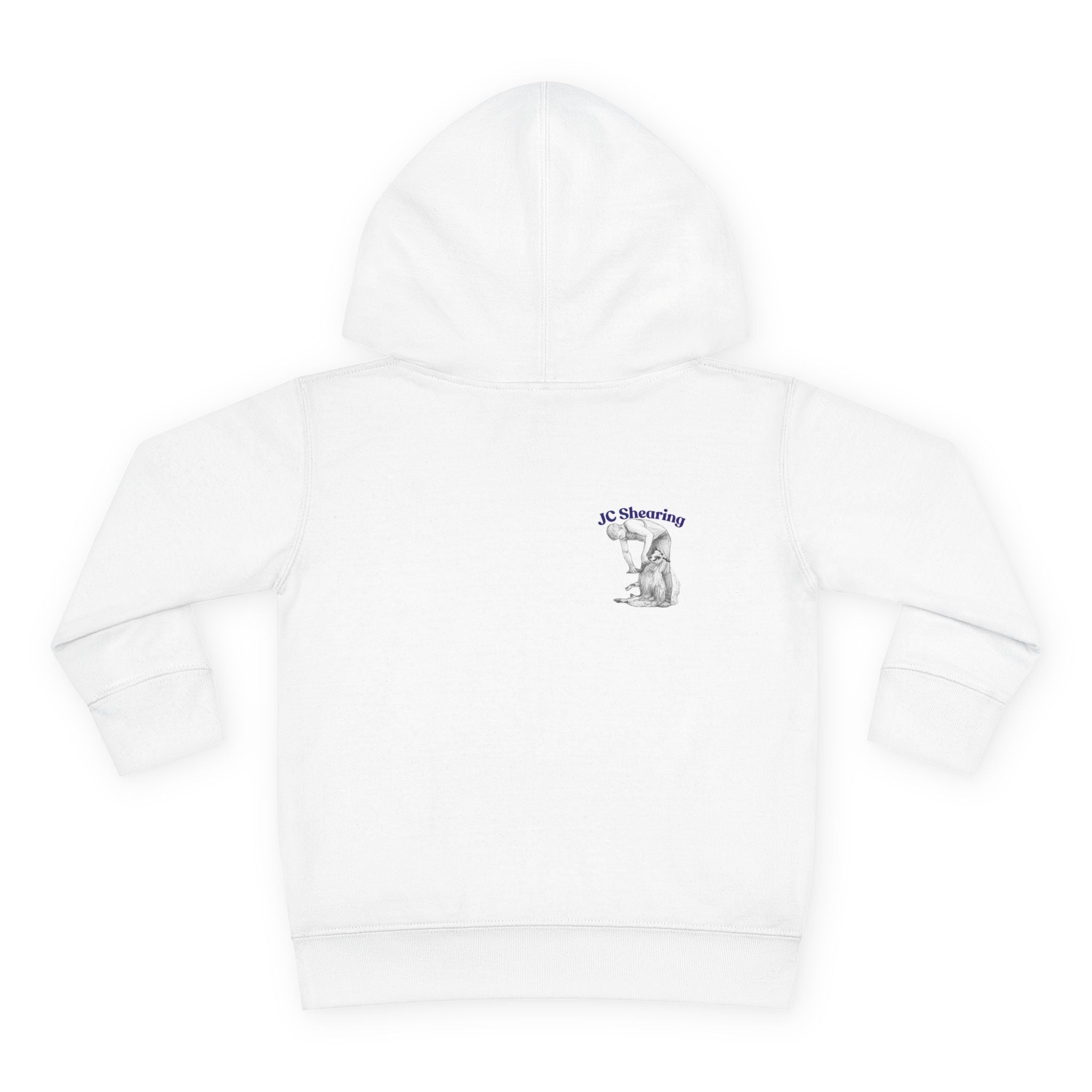 Toddler Hoodie — Cute Farm Tractor with Puppy & Sheep Kids Pullover