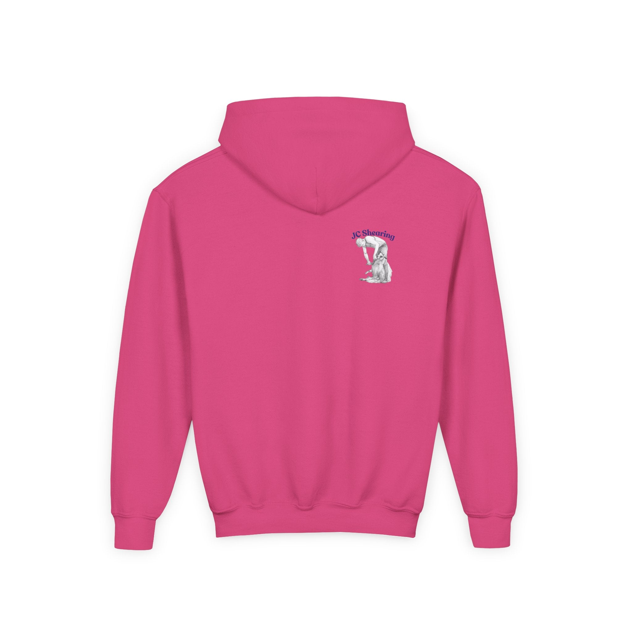 Youth Hoodie — Vintage Kids & Dog Graphic Pullover