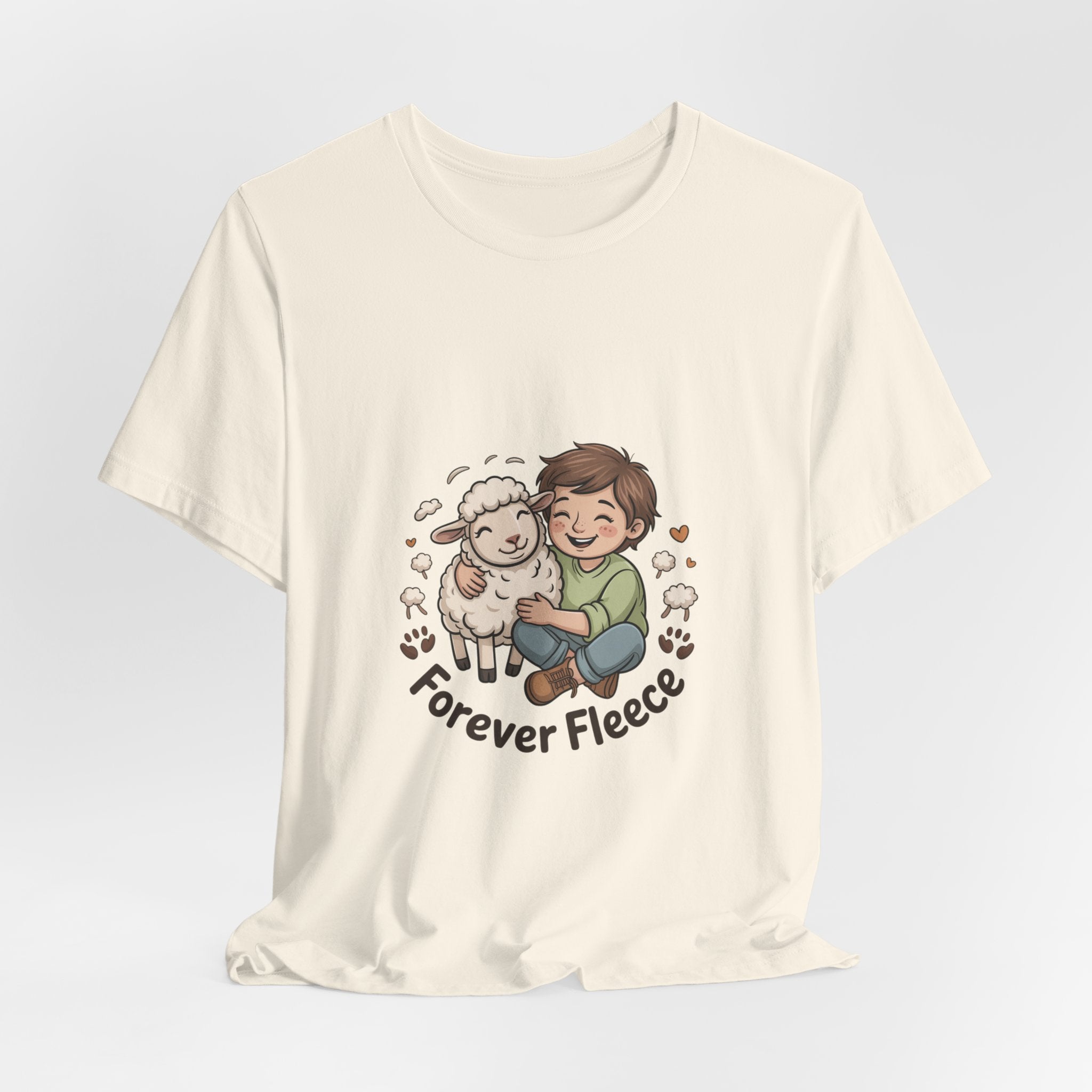 Forever Fleece Tee | Senior Sheep Shirt, Matching Human–Pet Holiday