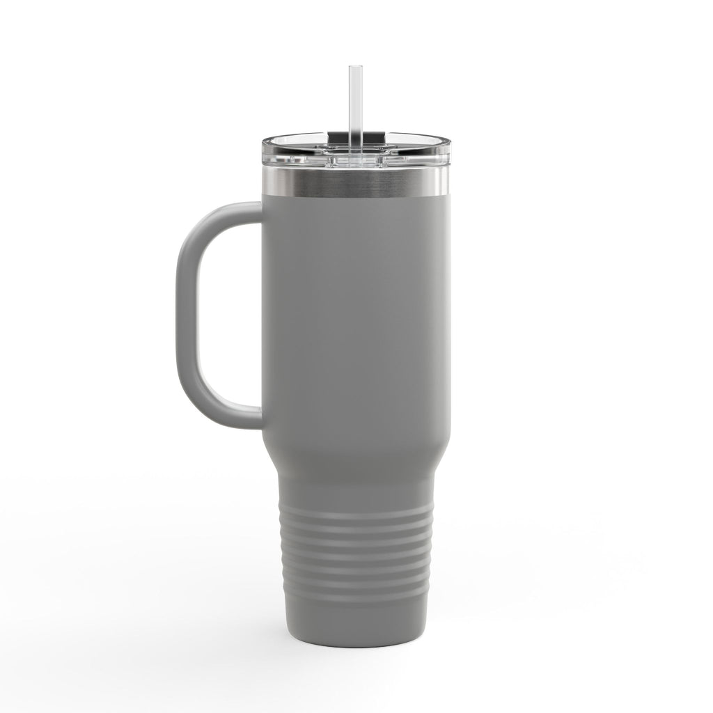 40oz Insulated Travel Mug — "JC Shearing" Sheep Grooming Design
