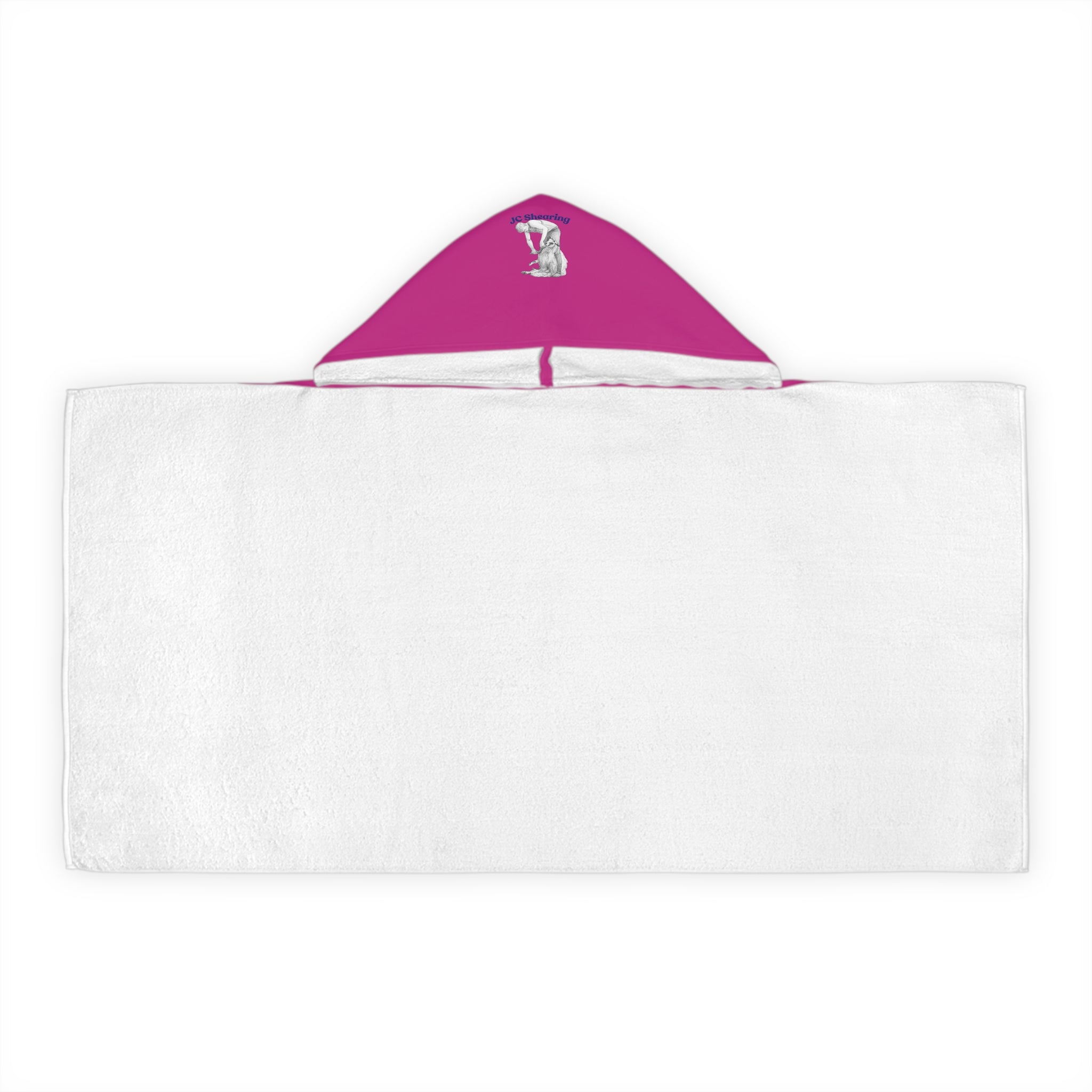 Kids Hooded Towel — Cute Jumping Lambs Bath Robe for Toddlers