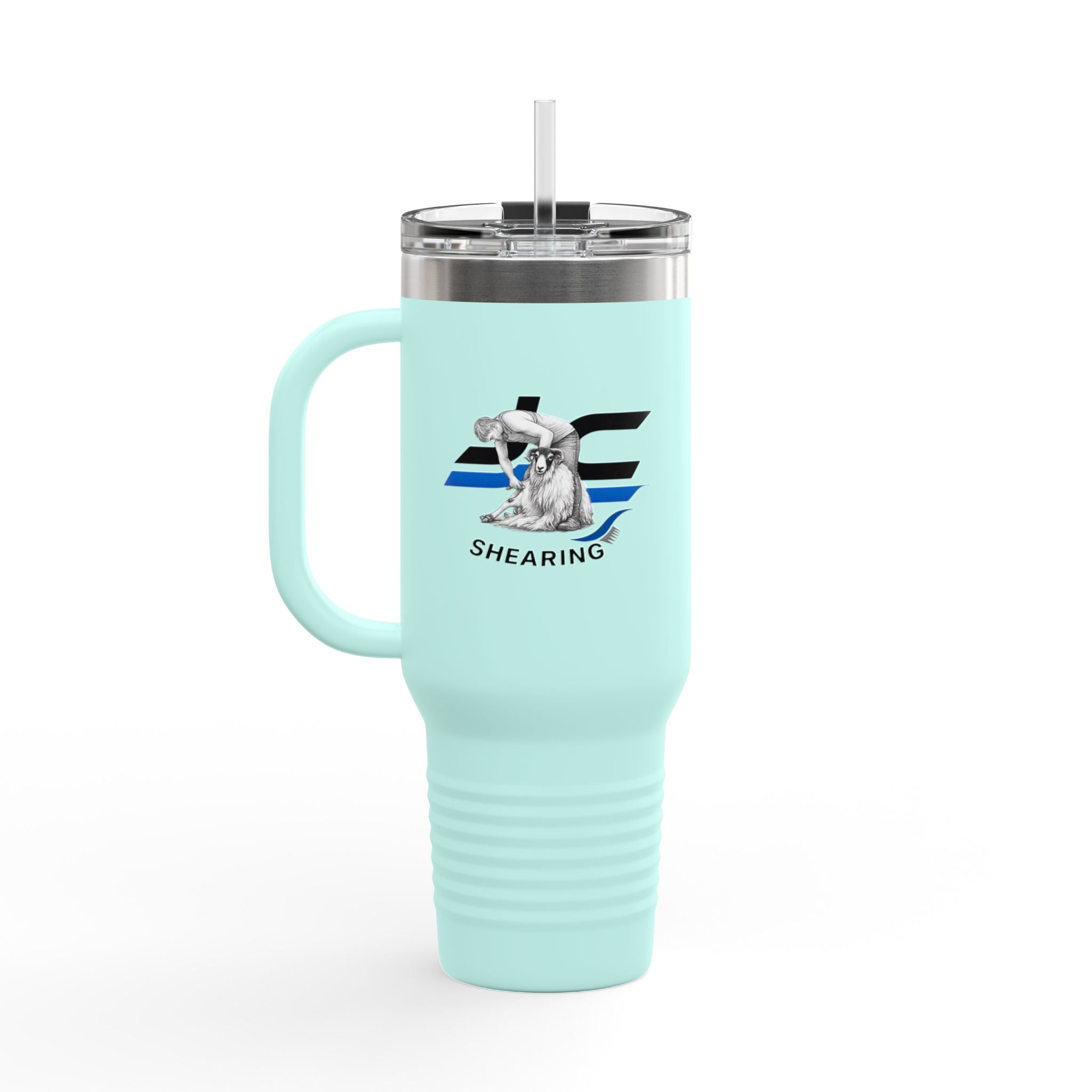 40oz Insulated Travel Mug — "Clip It Like You Mean It" Stainless Steel Tumbler