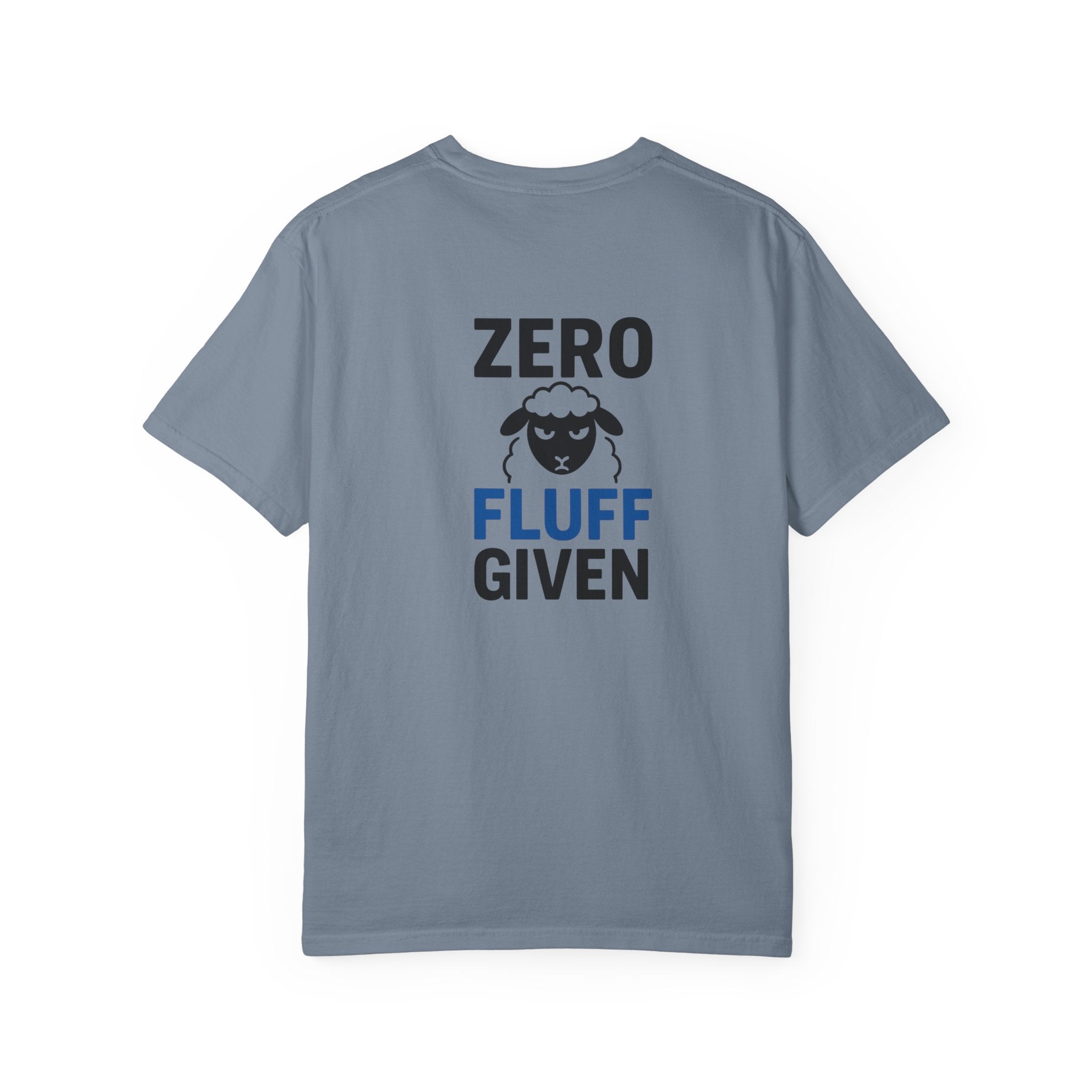 Zero Fluff Given T-shirt — Funny Sheep Graphic Tee