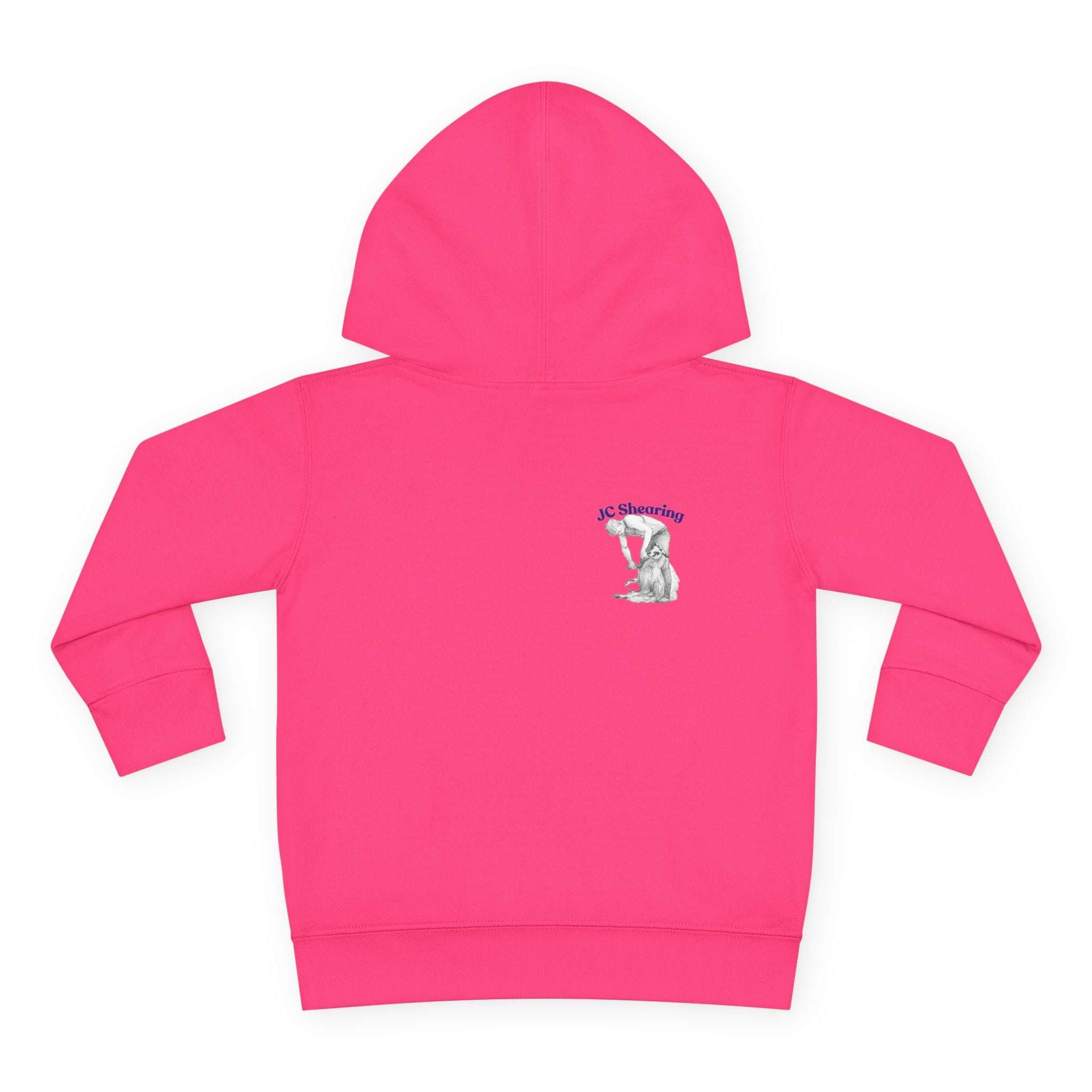 Toddler Hoodie - "Say Hi to Perky" Cute Farm Animal Pullover for Kids