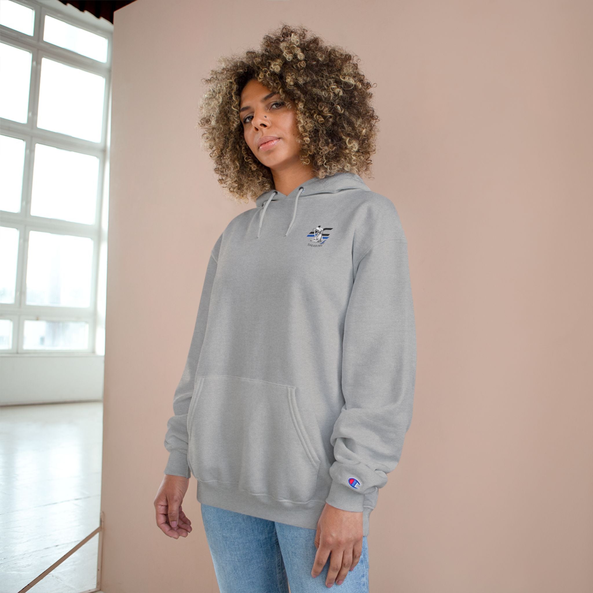 Sheep Shearing Hoodie — "I Came. I Sheared. I Survived." Champion Sweatshirt