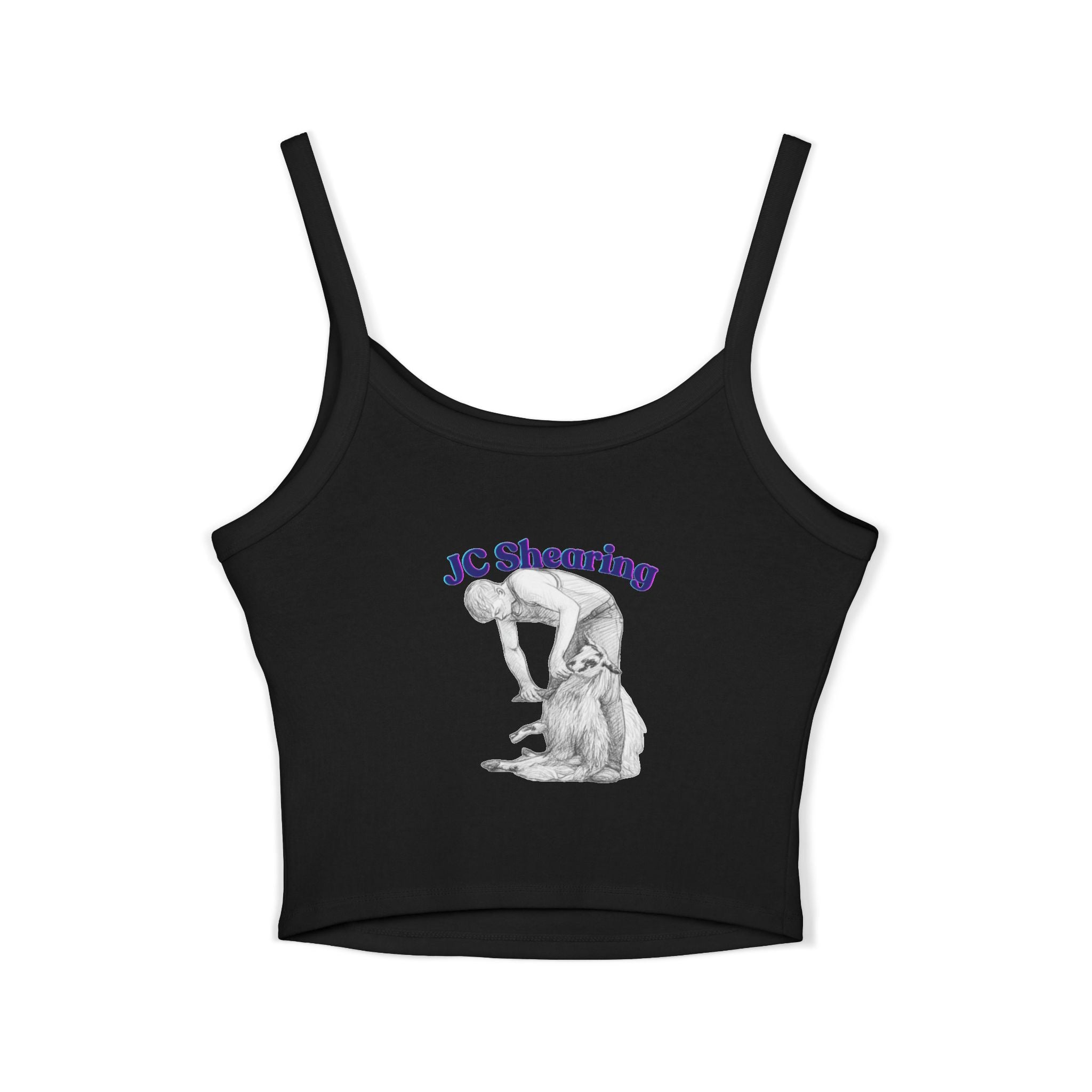 Tank Top — JC Shearing Graphic Crop Tank