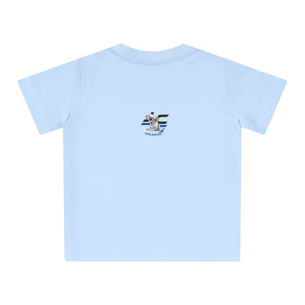 Christmas Sheep Tree Baby T-Shirt – Cute Holiday Infant Tee