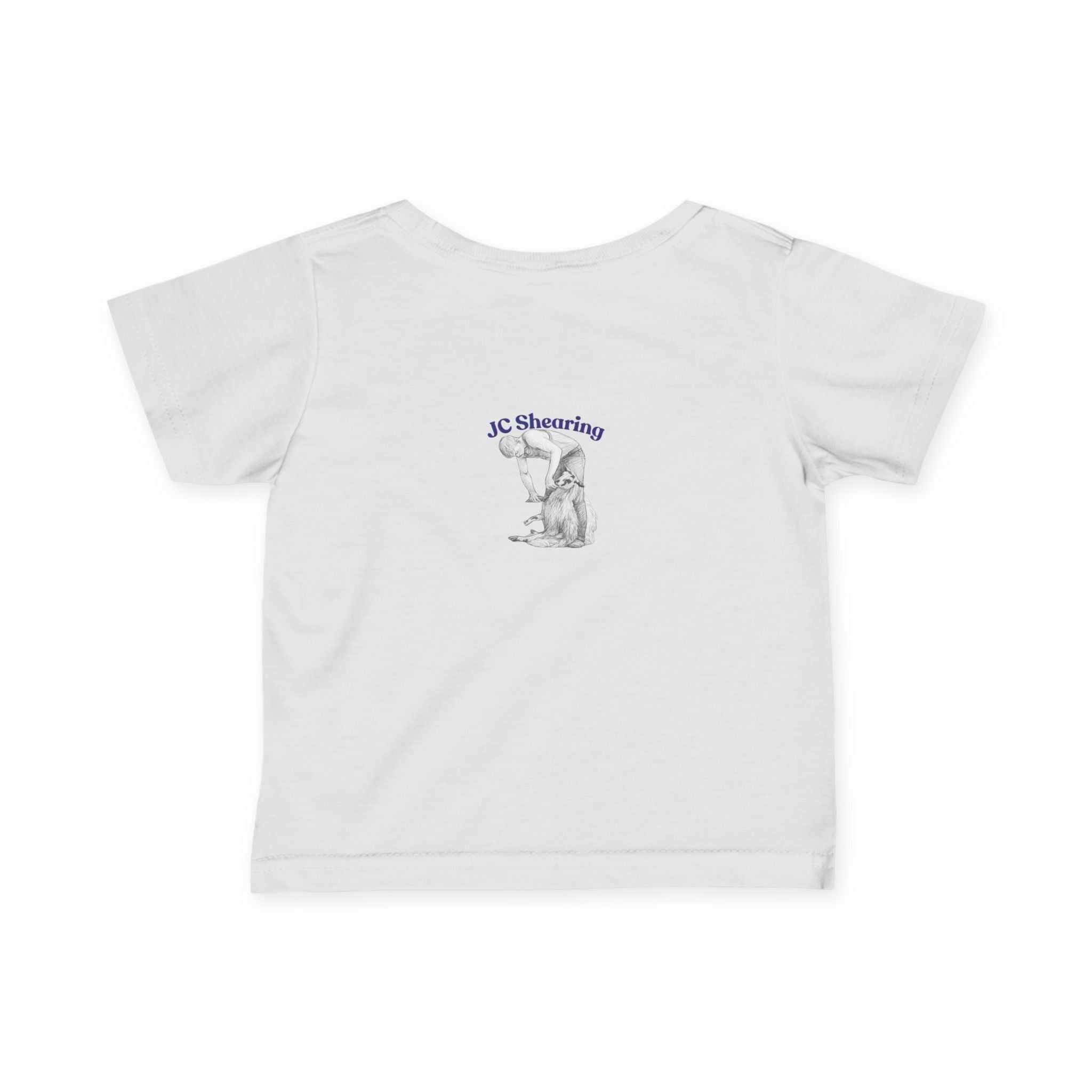 Infant Tee — Cute Jumping Sheep Nursery Graphic