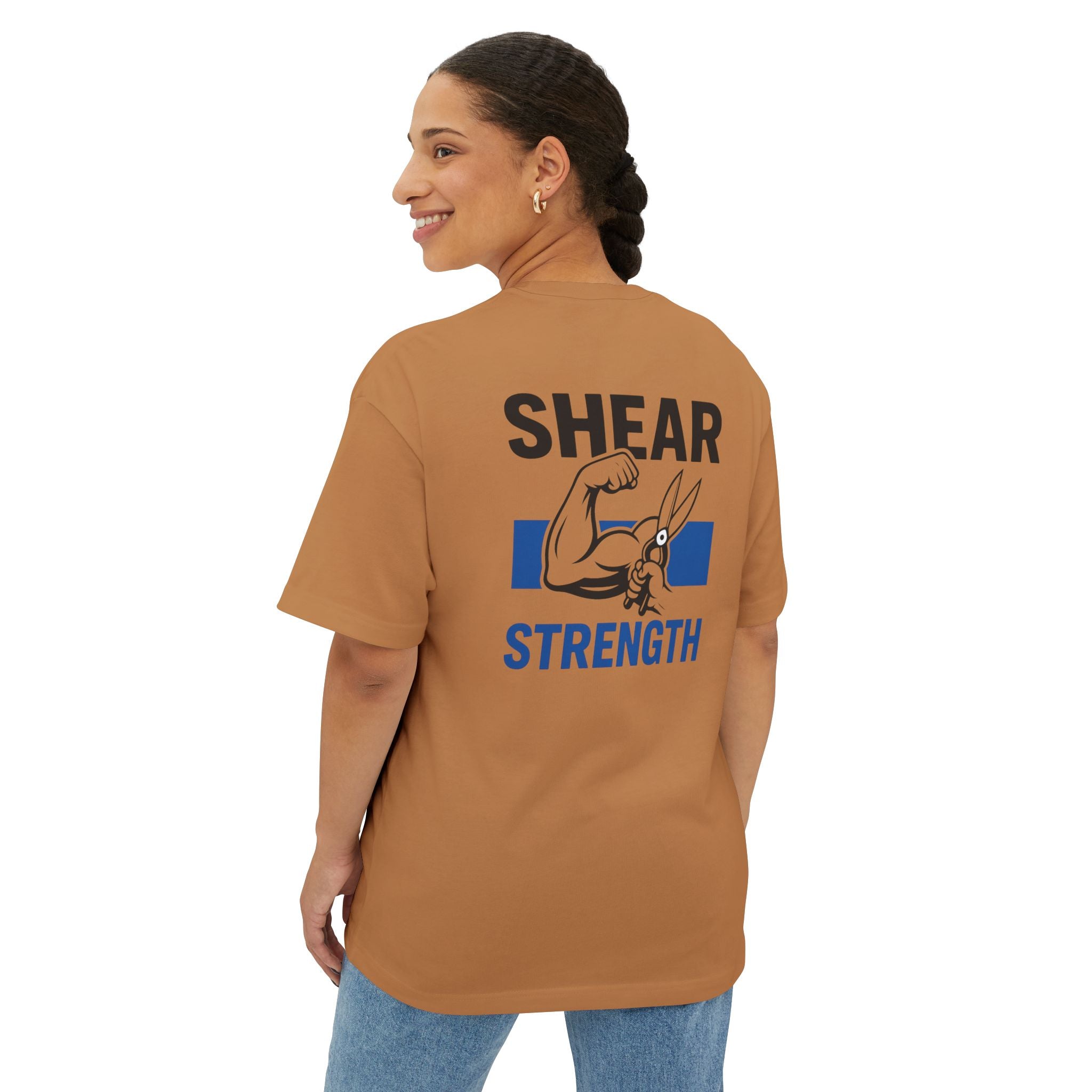 Shear Strength Tee — Barber & Stylist Scissors T‑Shirt