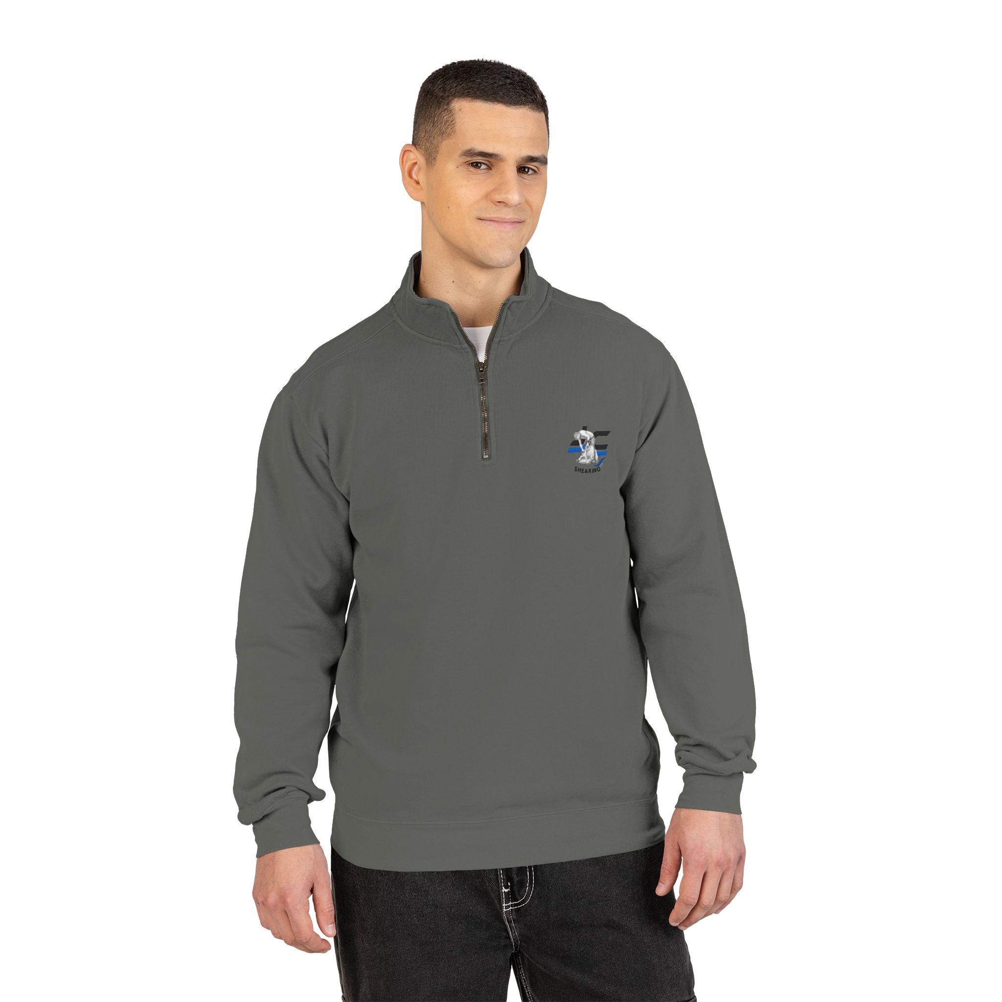 Rescue K9 Thin Blue Line Quarter-Zip Sweatshirt