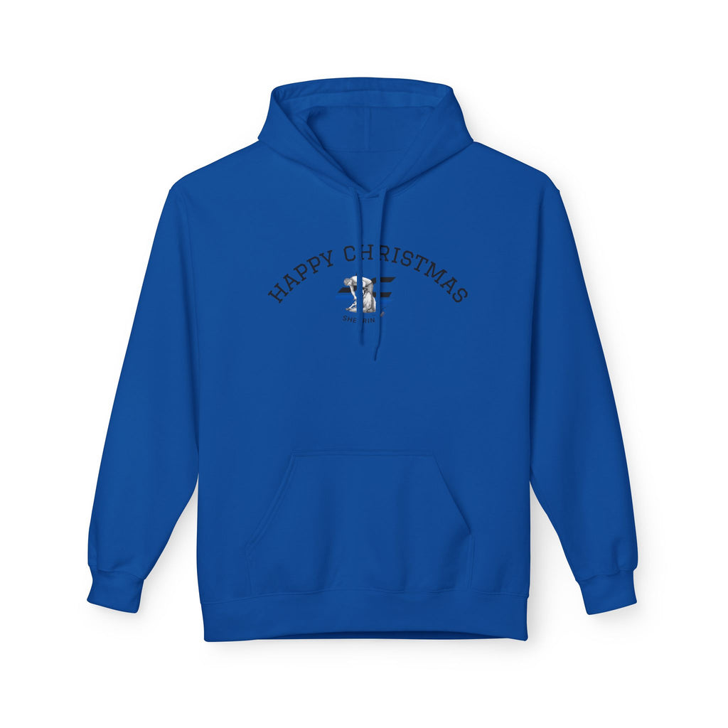 Christmas Ram Hoodie — "Happy Christmas I've Been Fleeced" Holiday Sweatshirt