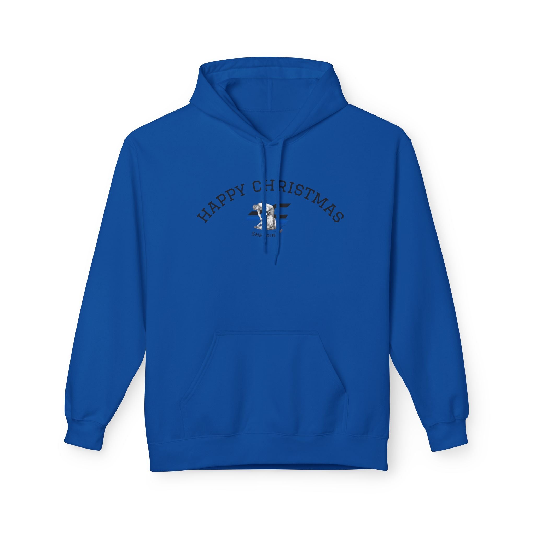 Christmas Ram Hoodie — "Happy Christmas I've Been Fleeced" Holiday Sweatshirt