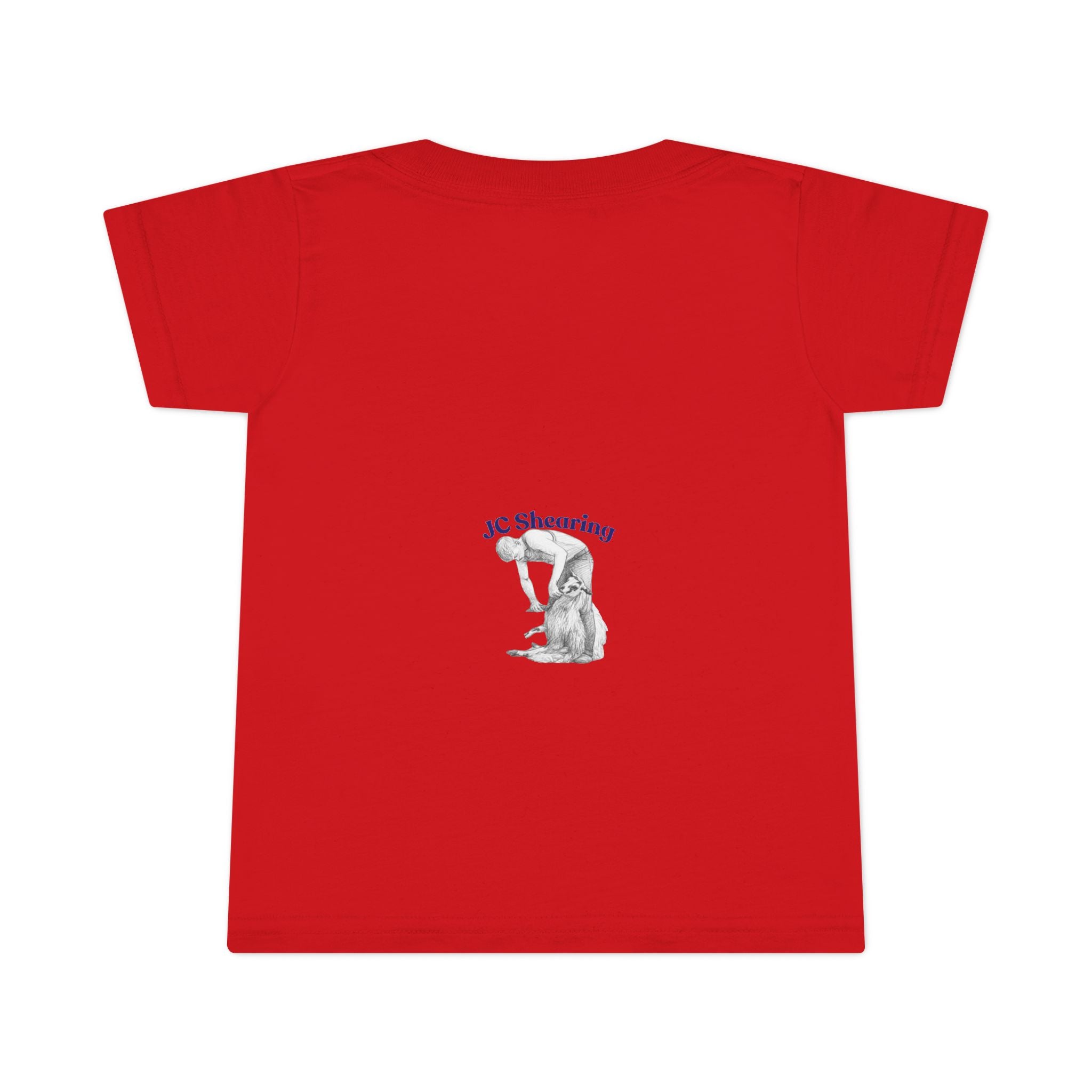 Toddler T-Shirt — "Say Hi to Perky" Cute Pastel Farm Animal Tee