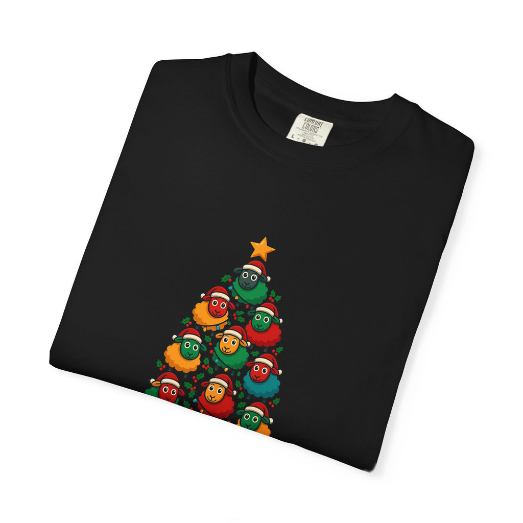 Christmas Tree Sheep Graphic T-Shirt
