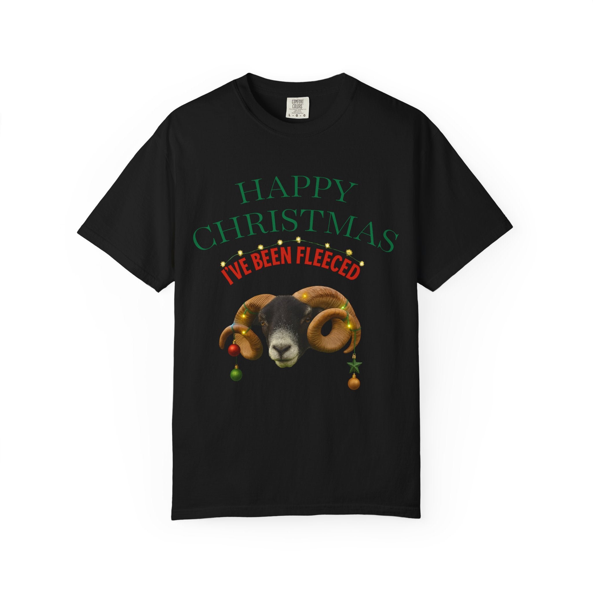 Christmas 'I've Been Fleeced' Ram T-Shirt