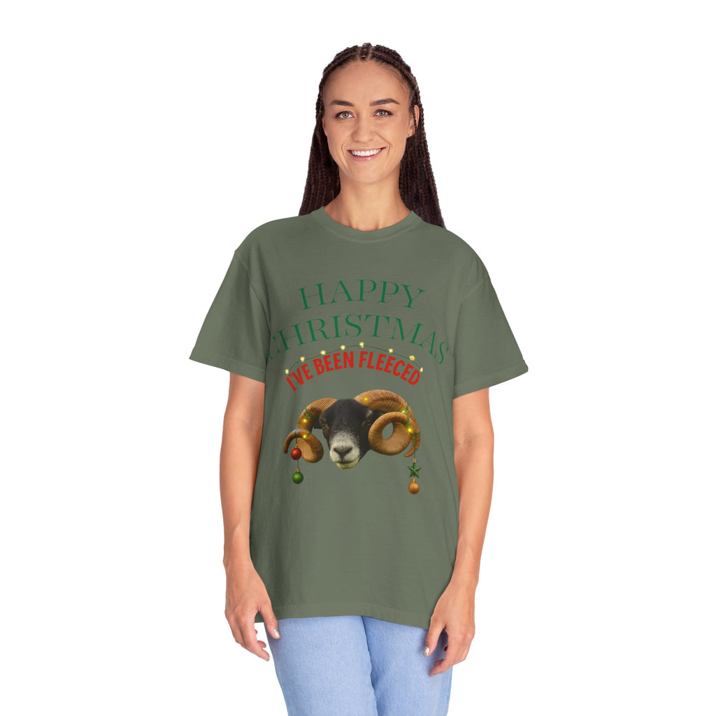 Christmas 'I've Been Fleeced' Ram T-Shirt