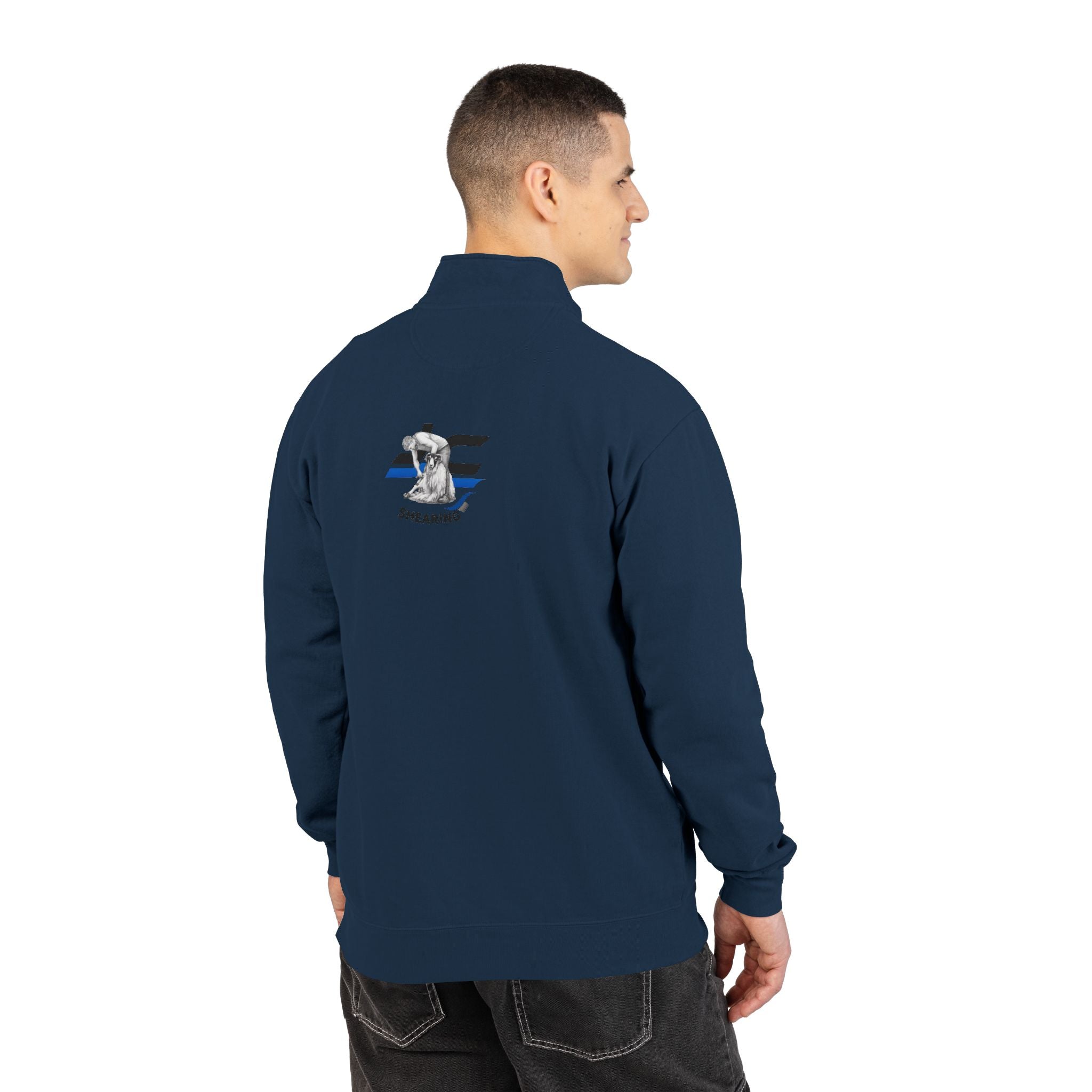 Rescue K9 Thin Blue Line Quarter-Zip Sweatshirt