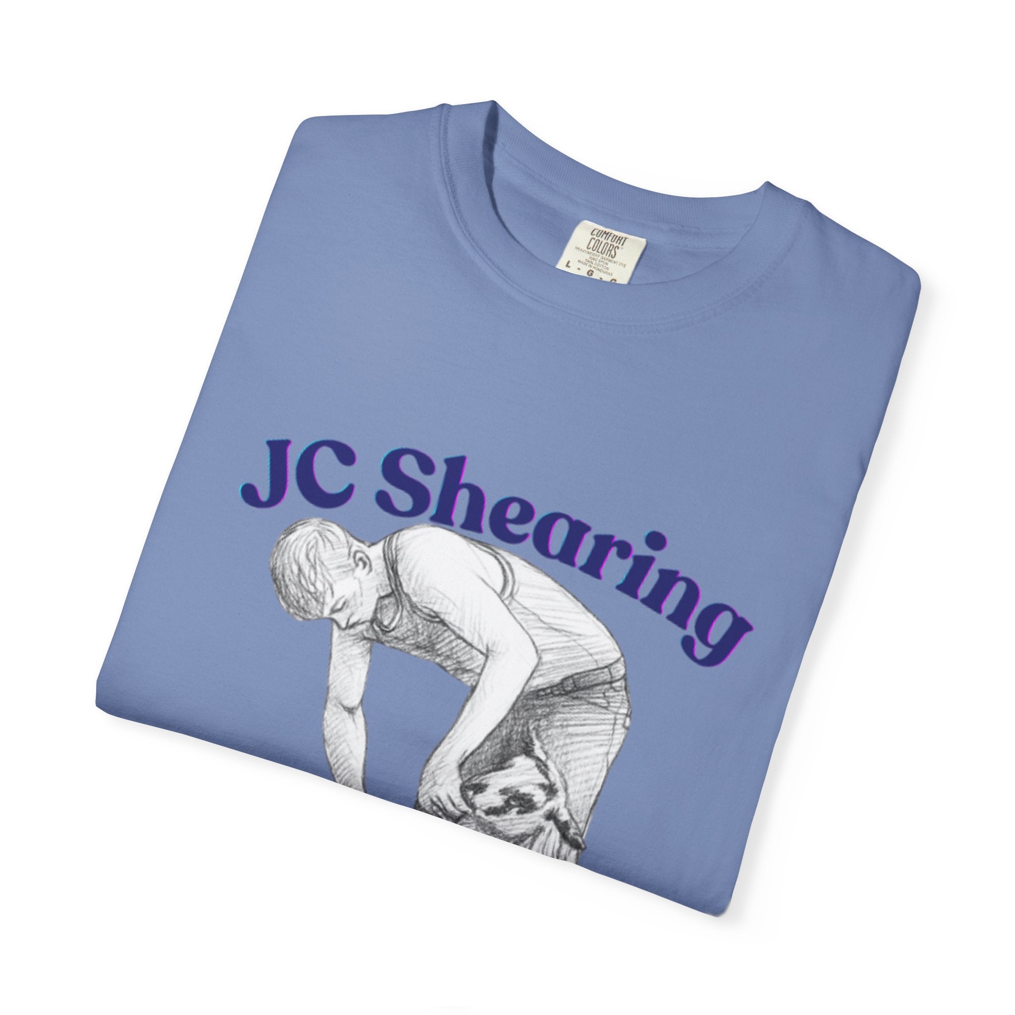 JC Monogram Chest Logo T-Shirt — Minimalist White Graphic Tee