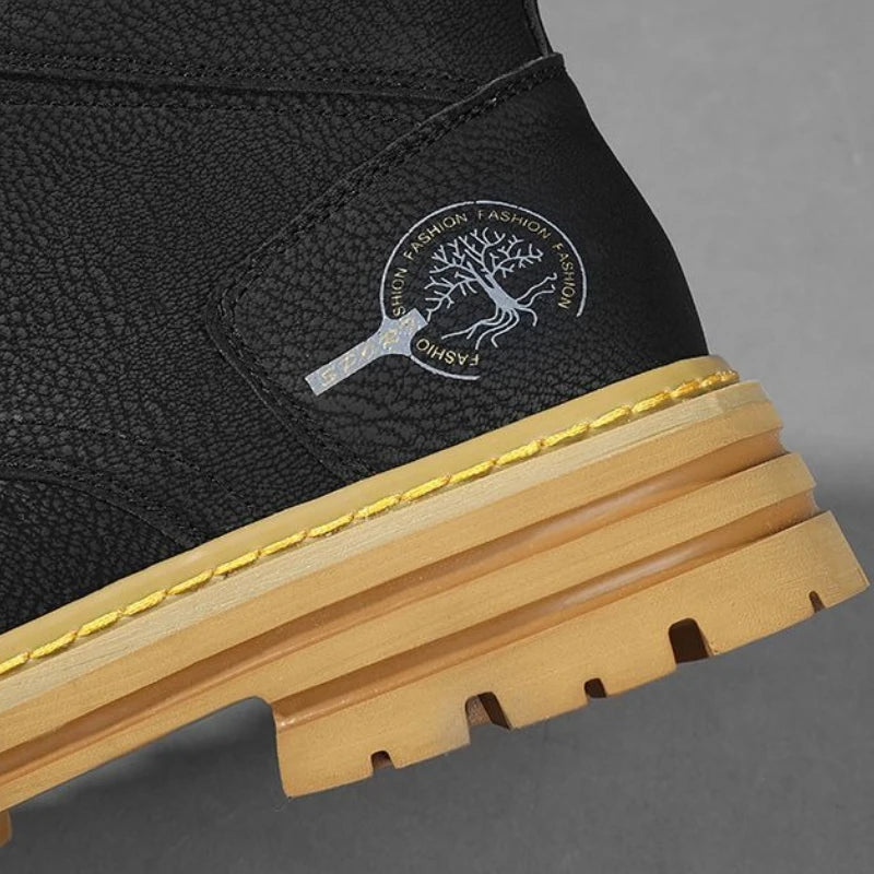 High Quality Men's Leather Boots  Outdoor