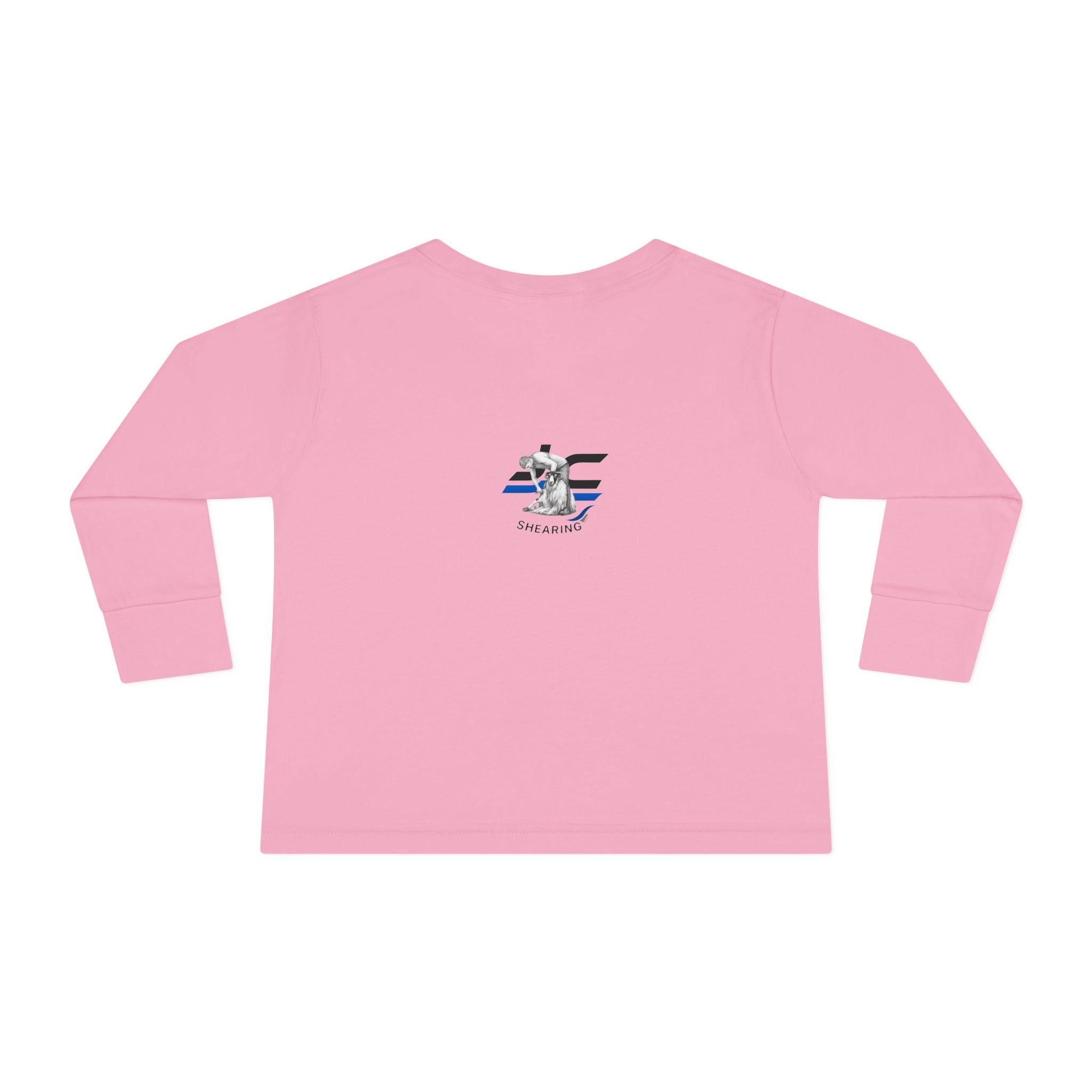 Toddler Long Sleeve Tee — Cute Sheep Christmas Tree Holiday Shirt