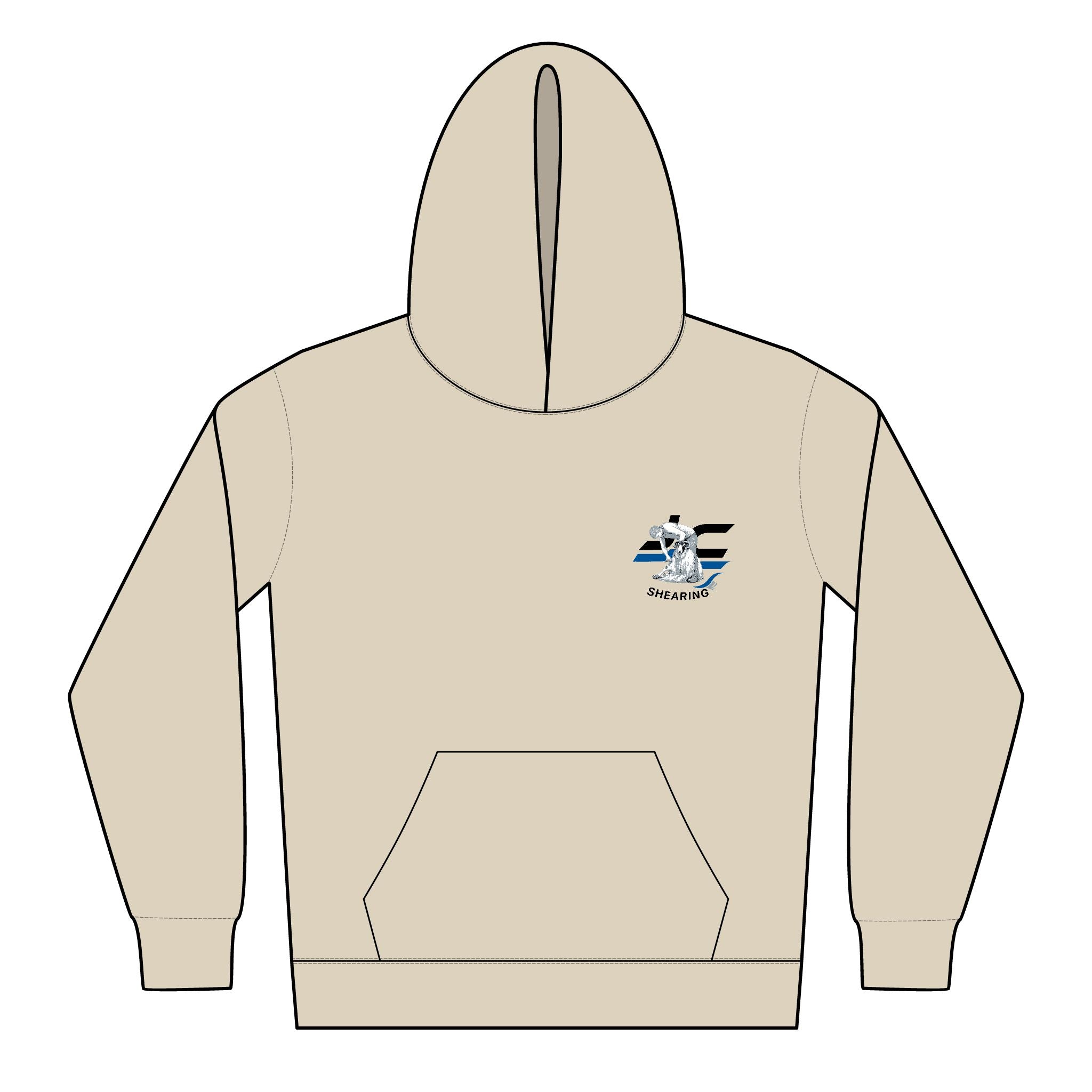 Youth Surf Shark Hoodie - Cute Surfing Shark Graphic Kids Pullover